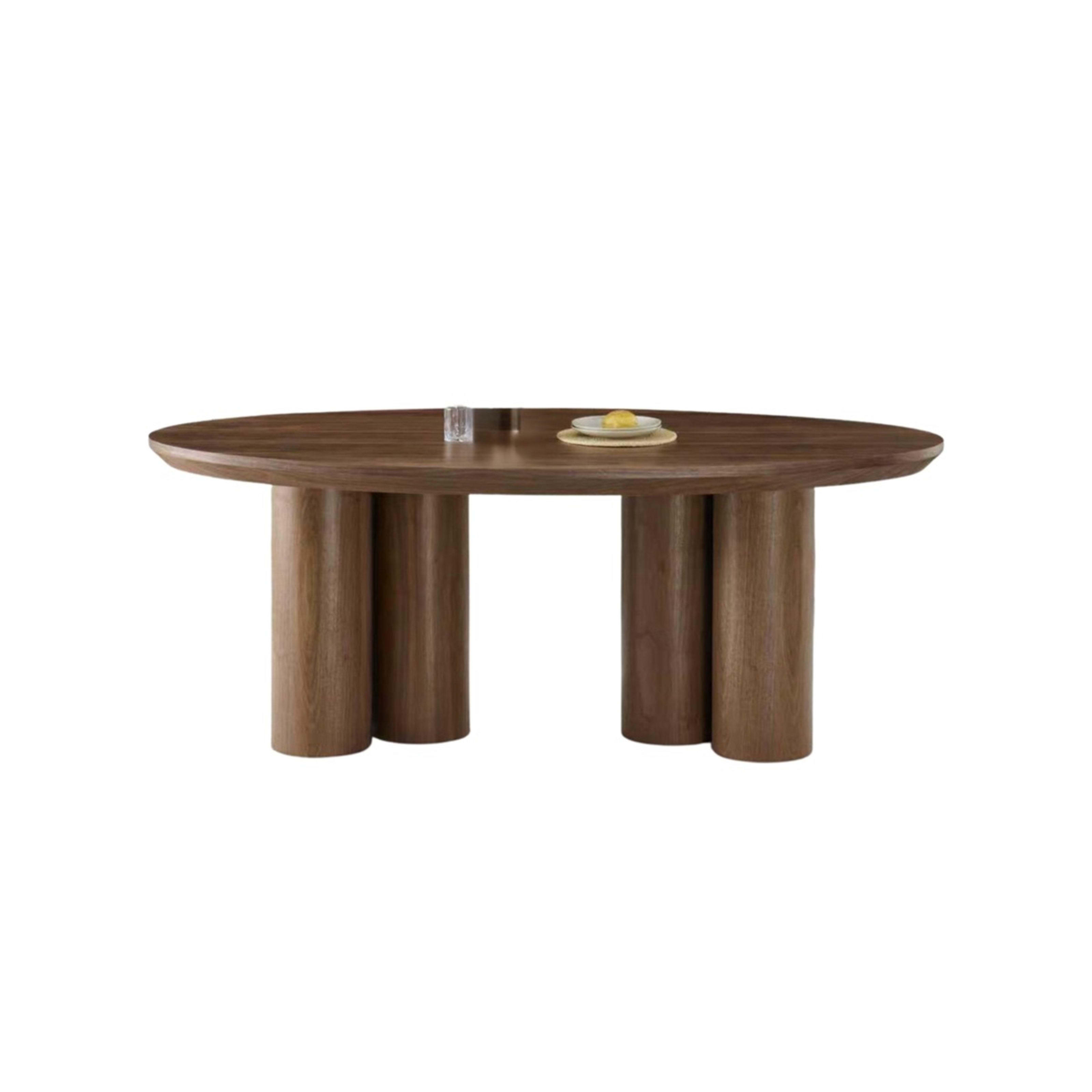 Royal Eettafel 200×110×76 Bruin Fineer — 1