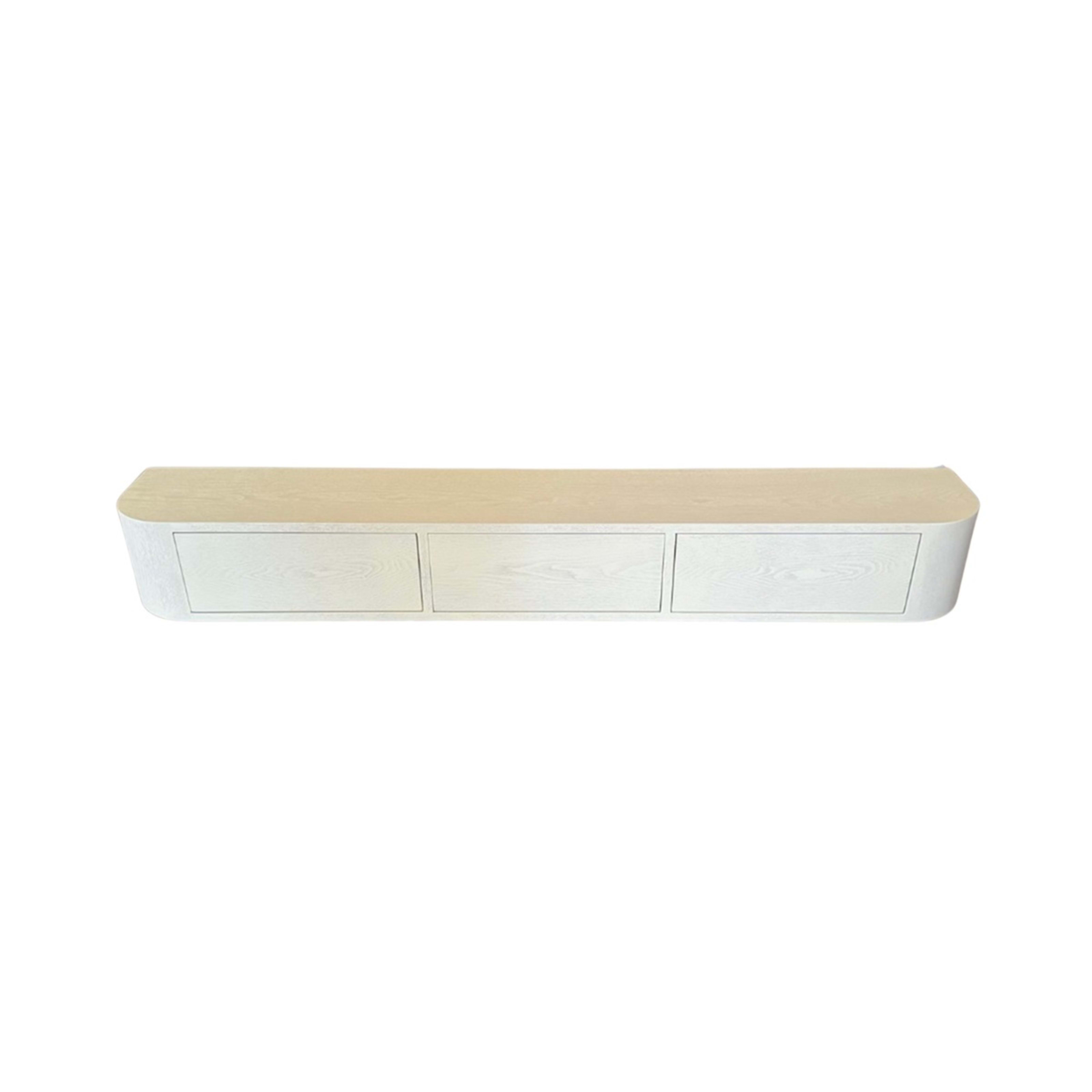 TV Kast  160×24×20 Crème Fineer