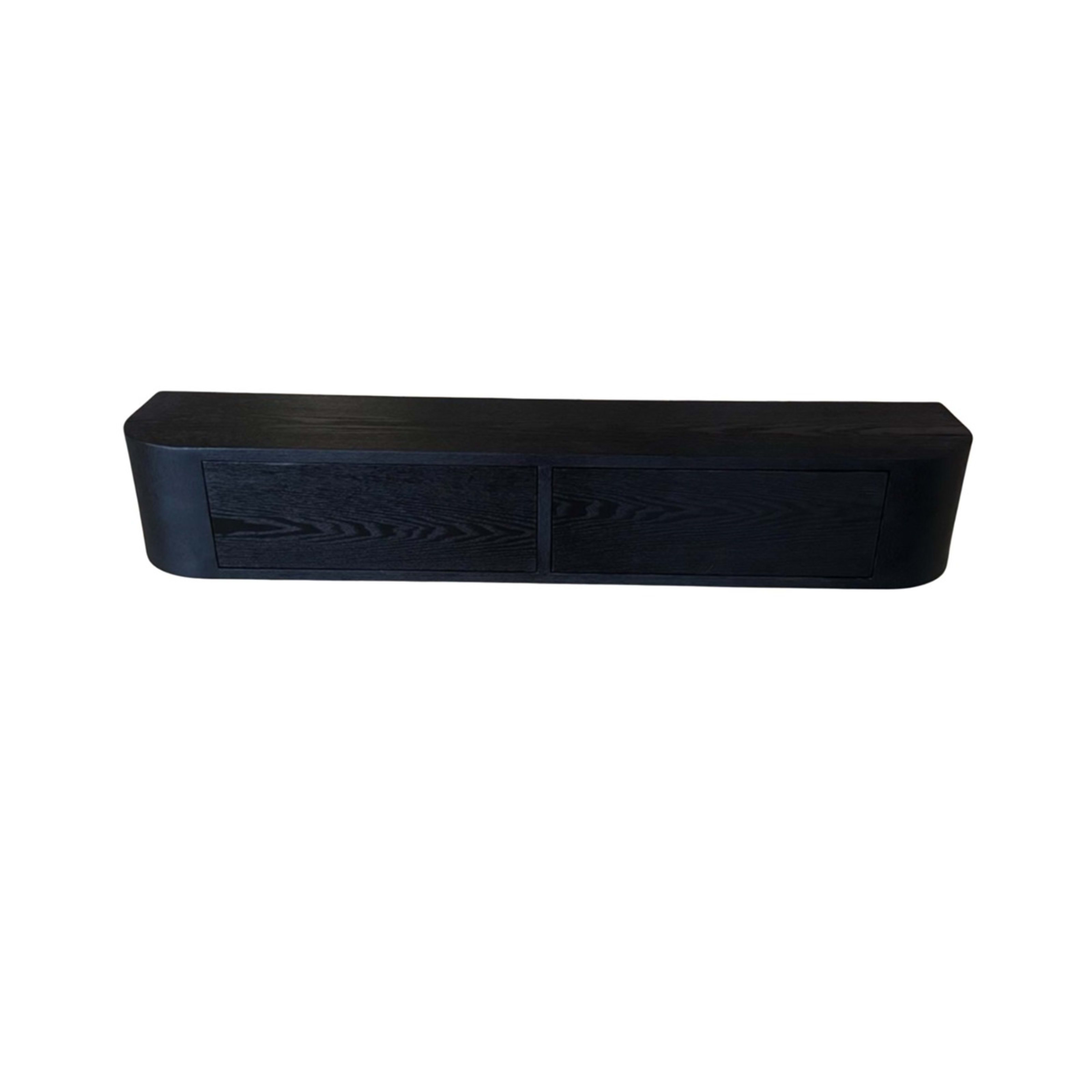 TV Kast 120×24×20 Zwart Fineer — 1