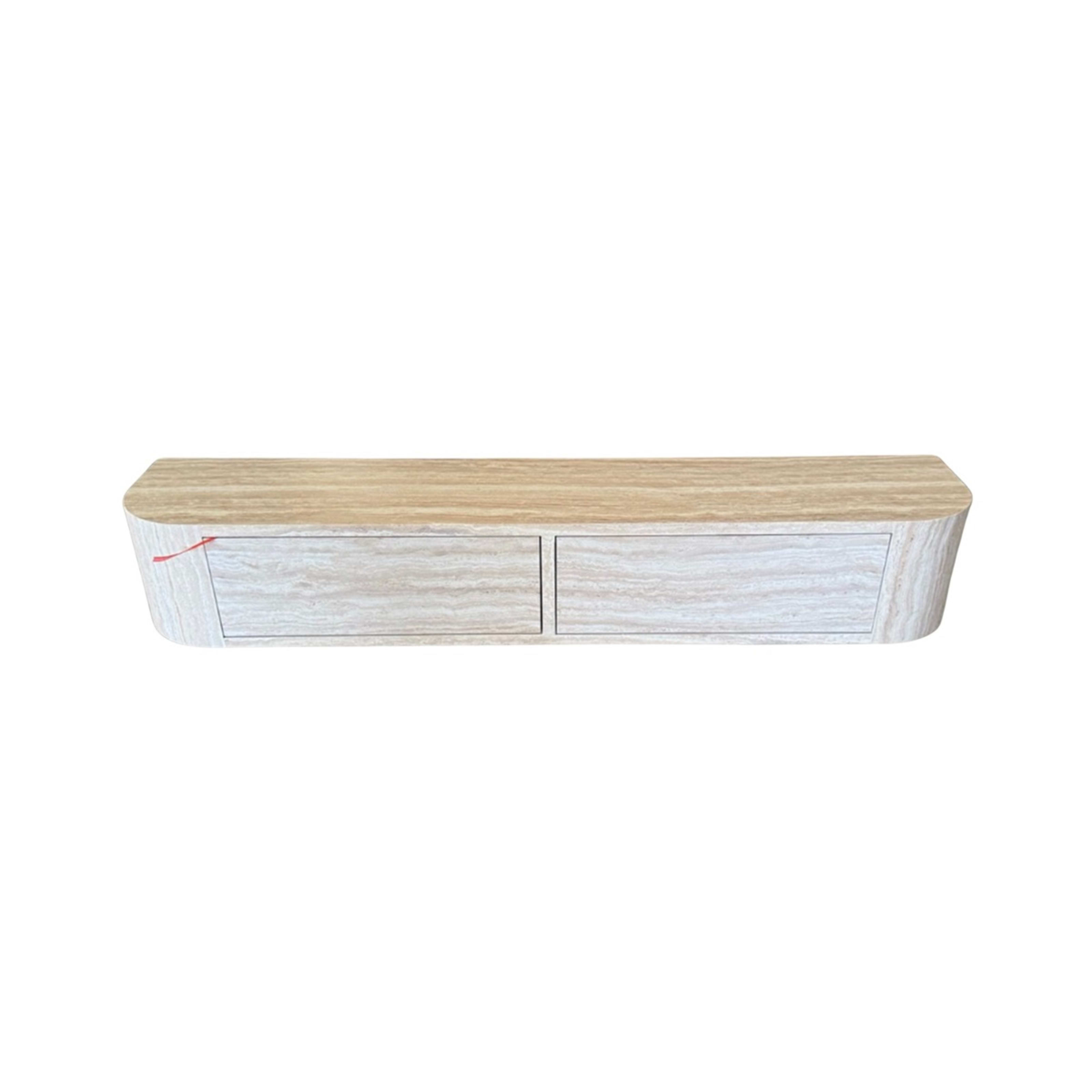 Tv kast  120×24×20 Flintstone Fineer