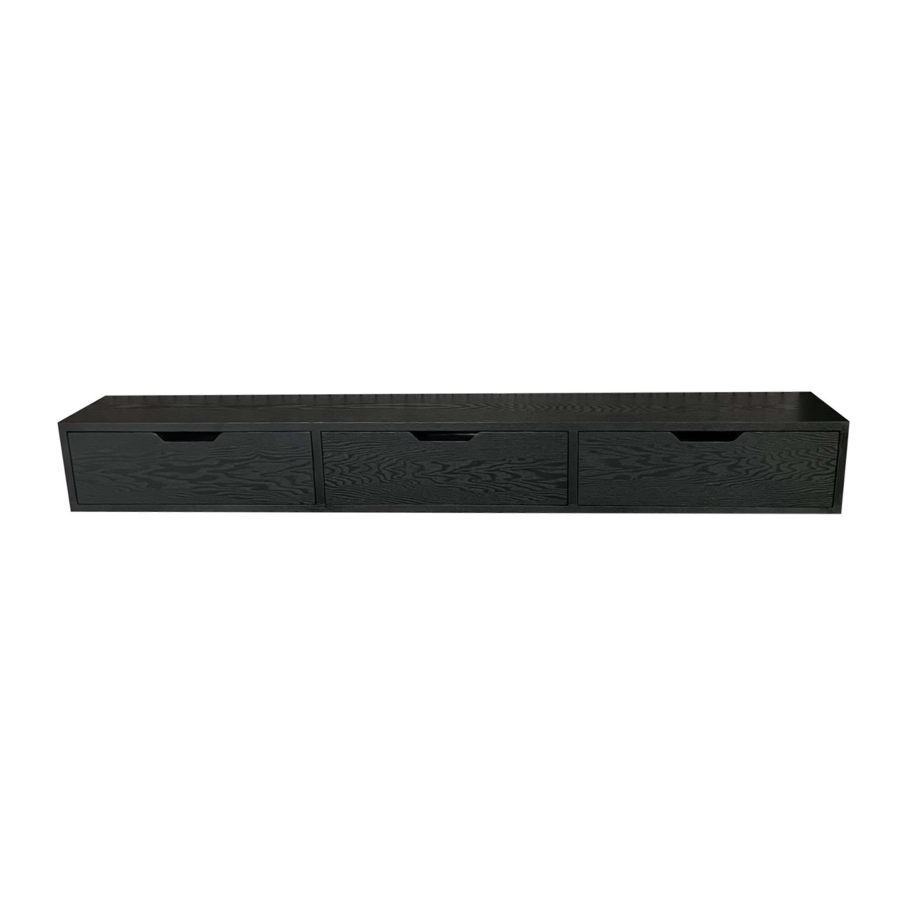 TV Kast 160×24×20 Zwart Fineer — 1