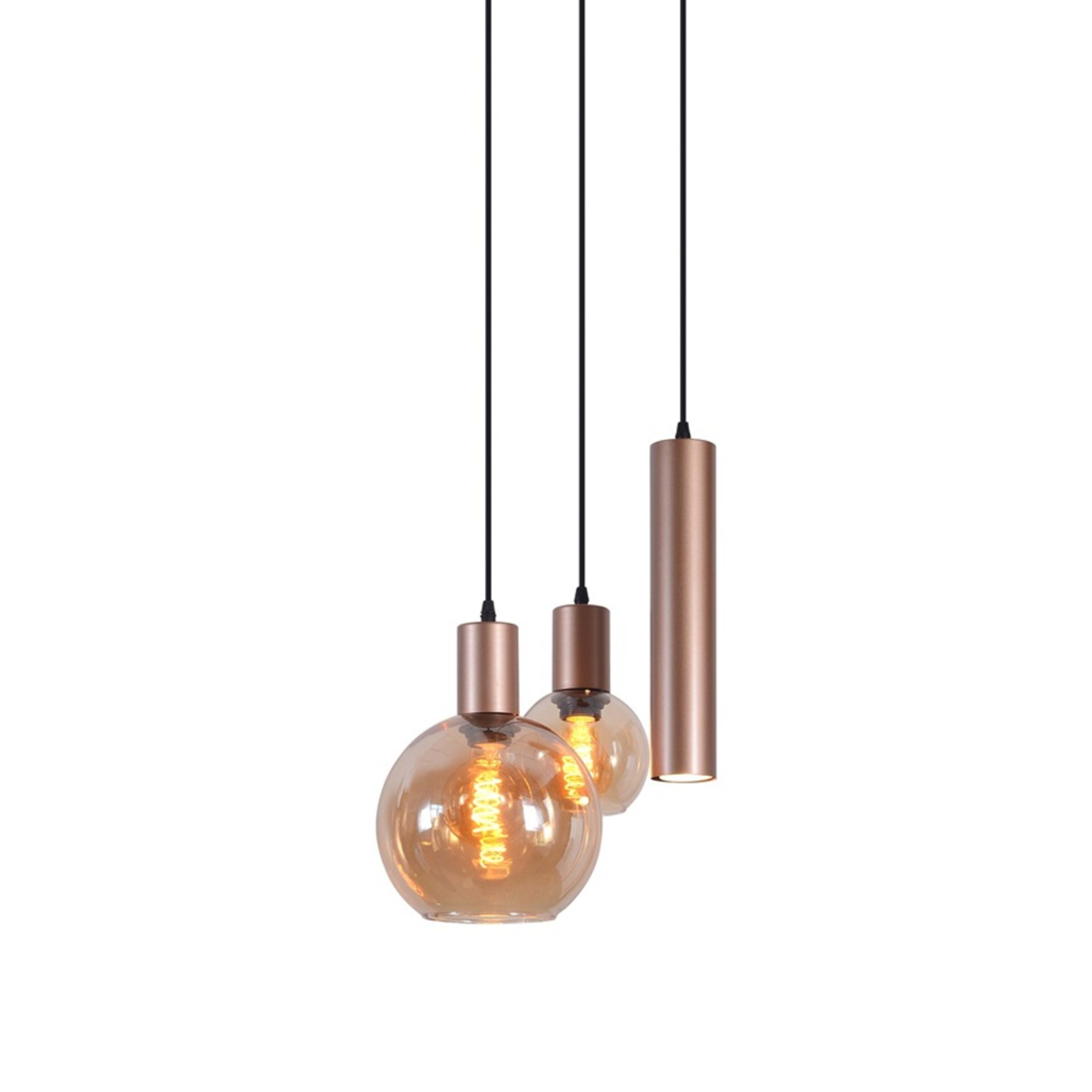 Plafondlamp Ø 25 Bruin — 1
