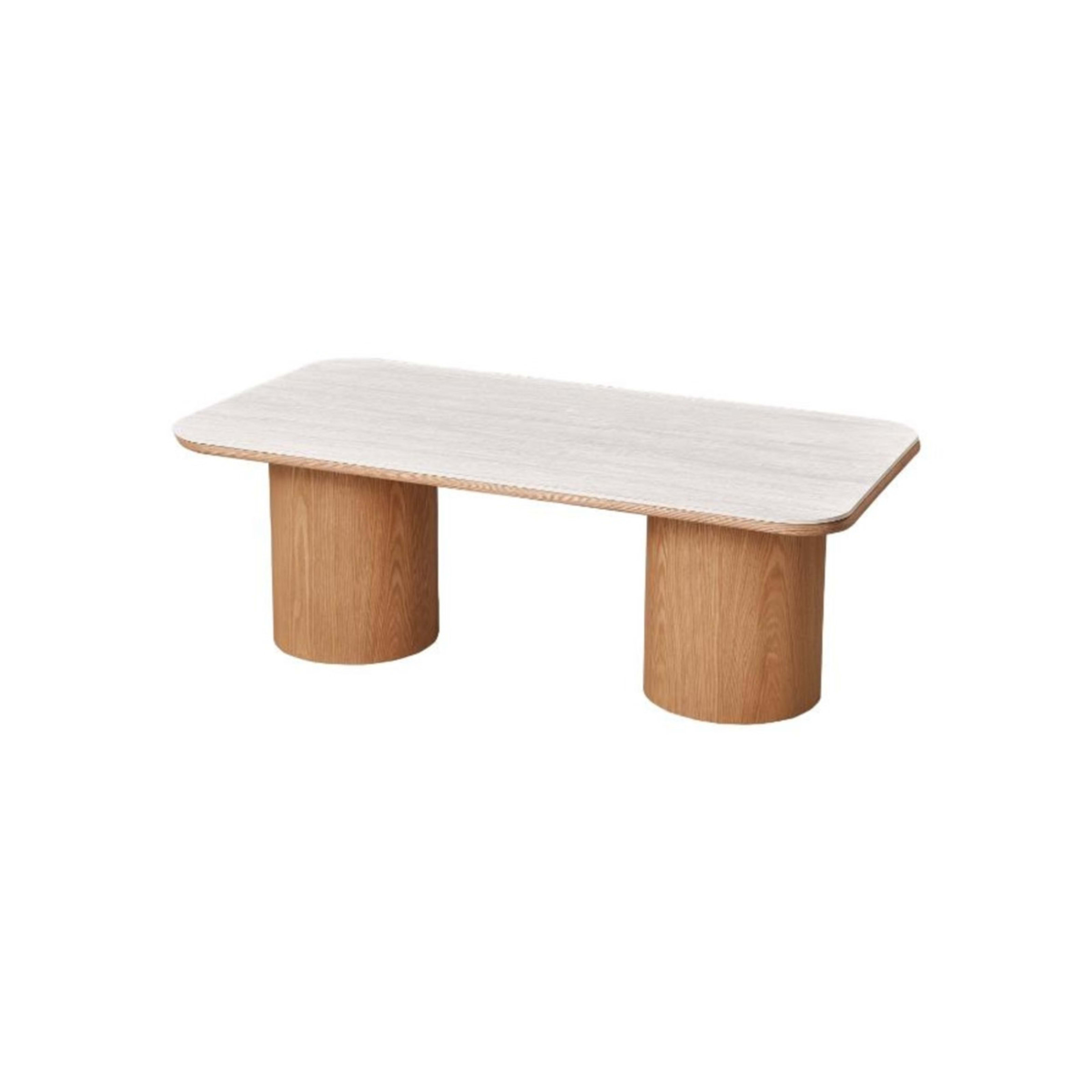 Nova Salontafel 130×70×45 Wit Keramiek — 1