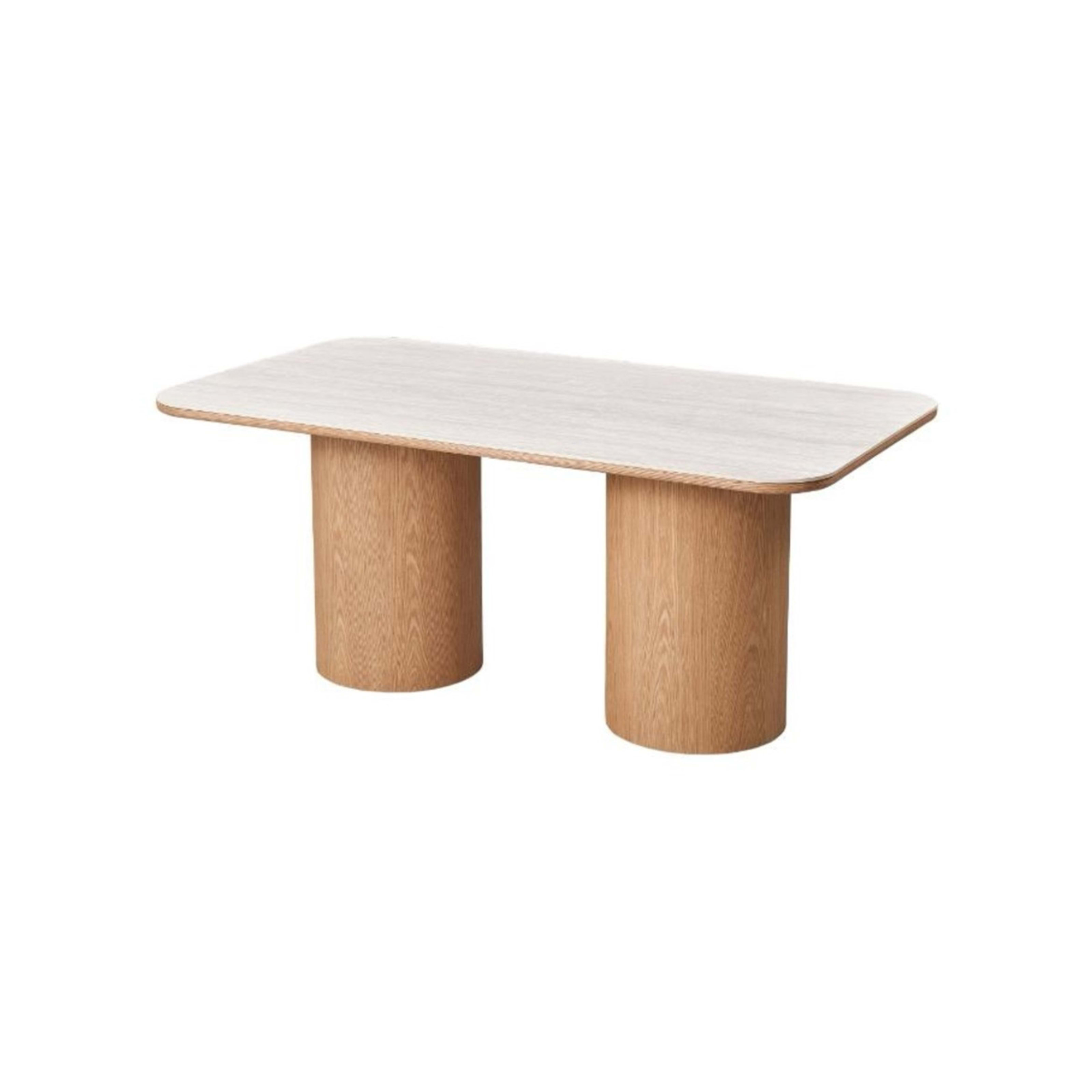 Nova Eettafel 220×110×77 Wit Keramiek — 1
