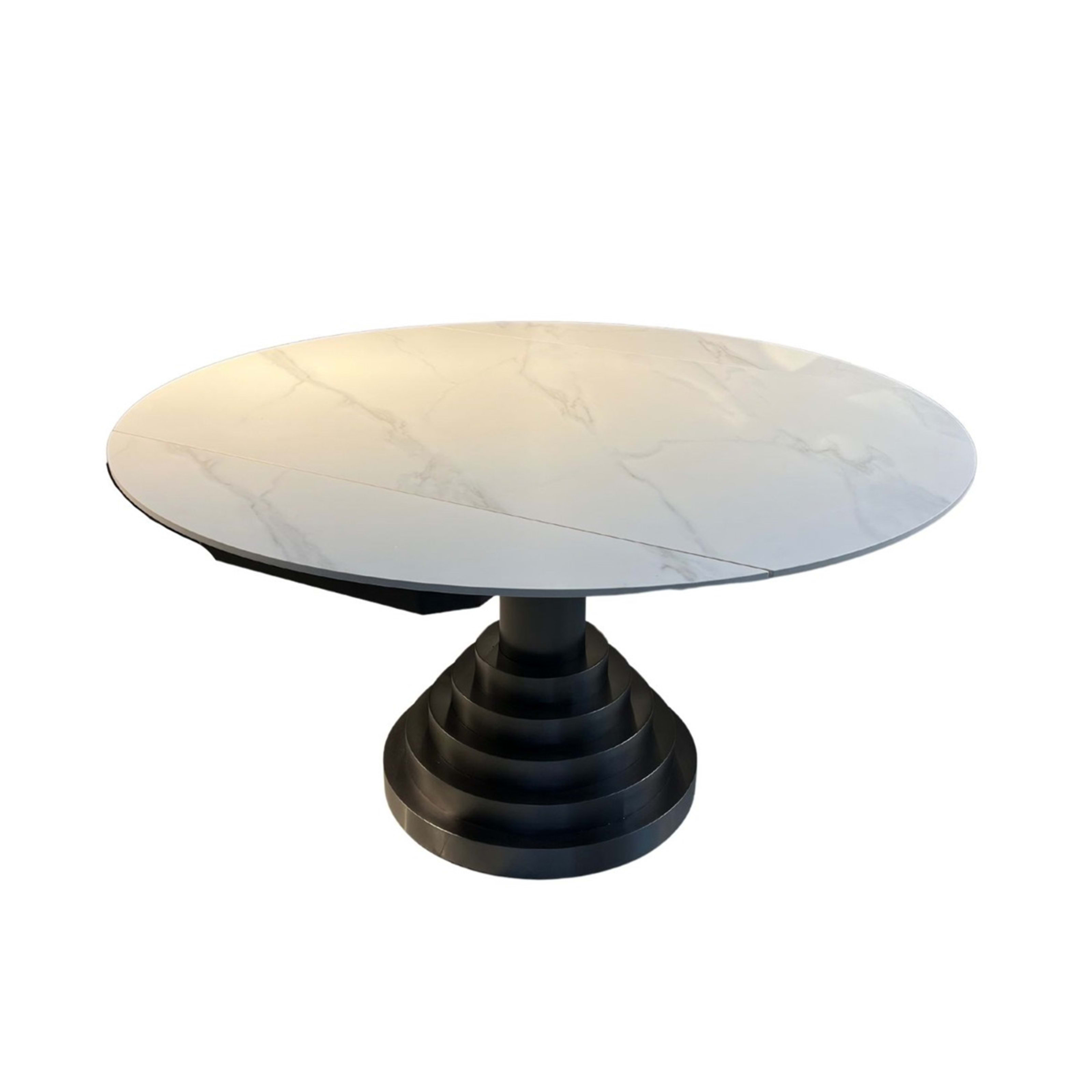 Rosella Eettafel 135/89×75 Wit Sintersteen — 1