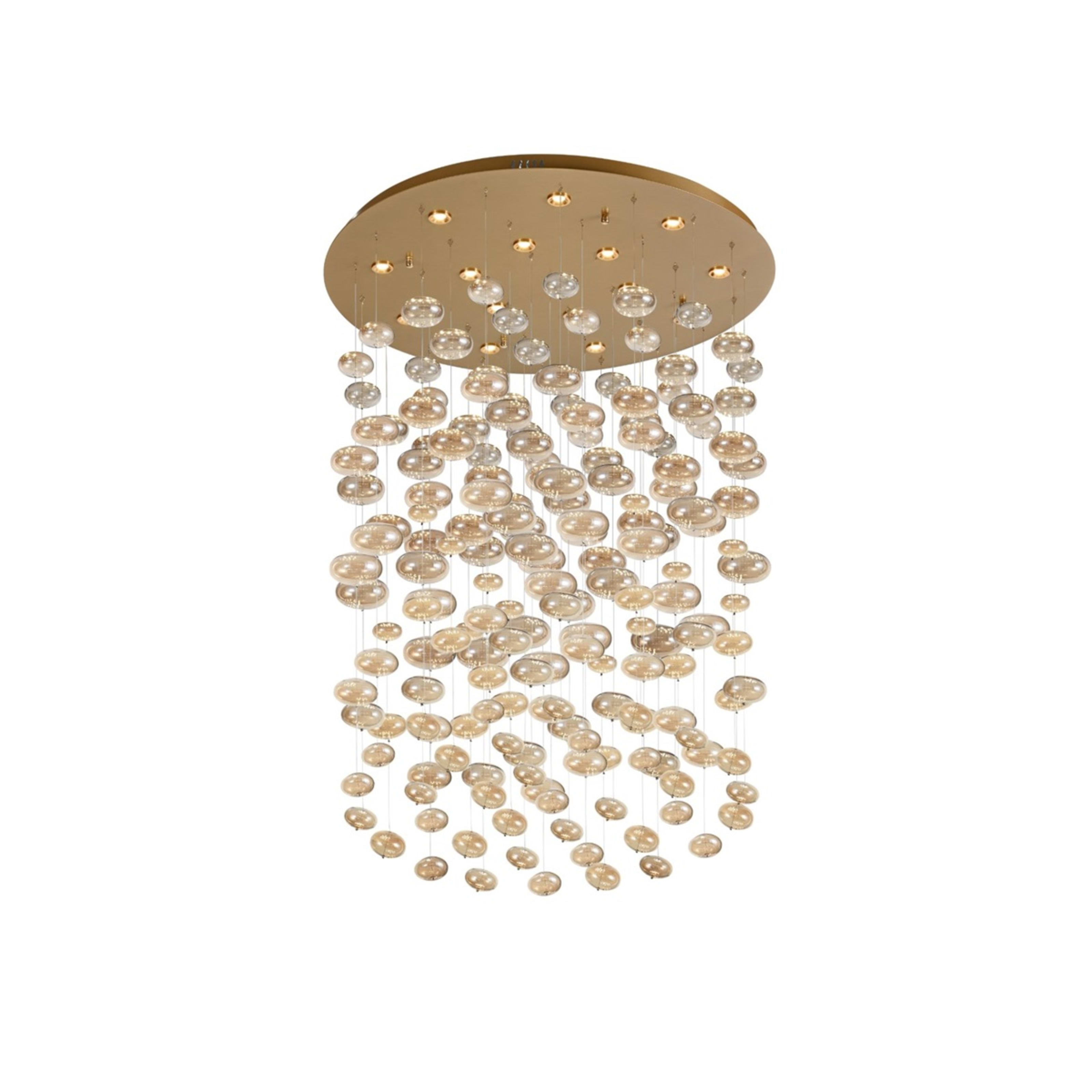 Plafondlamp 80×80×110 Goud