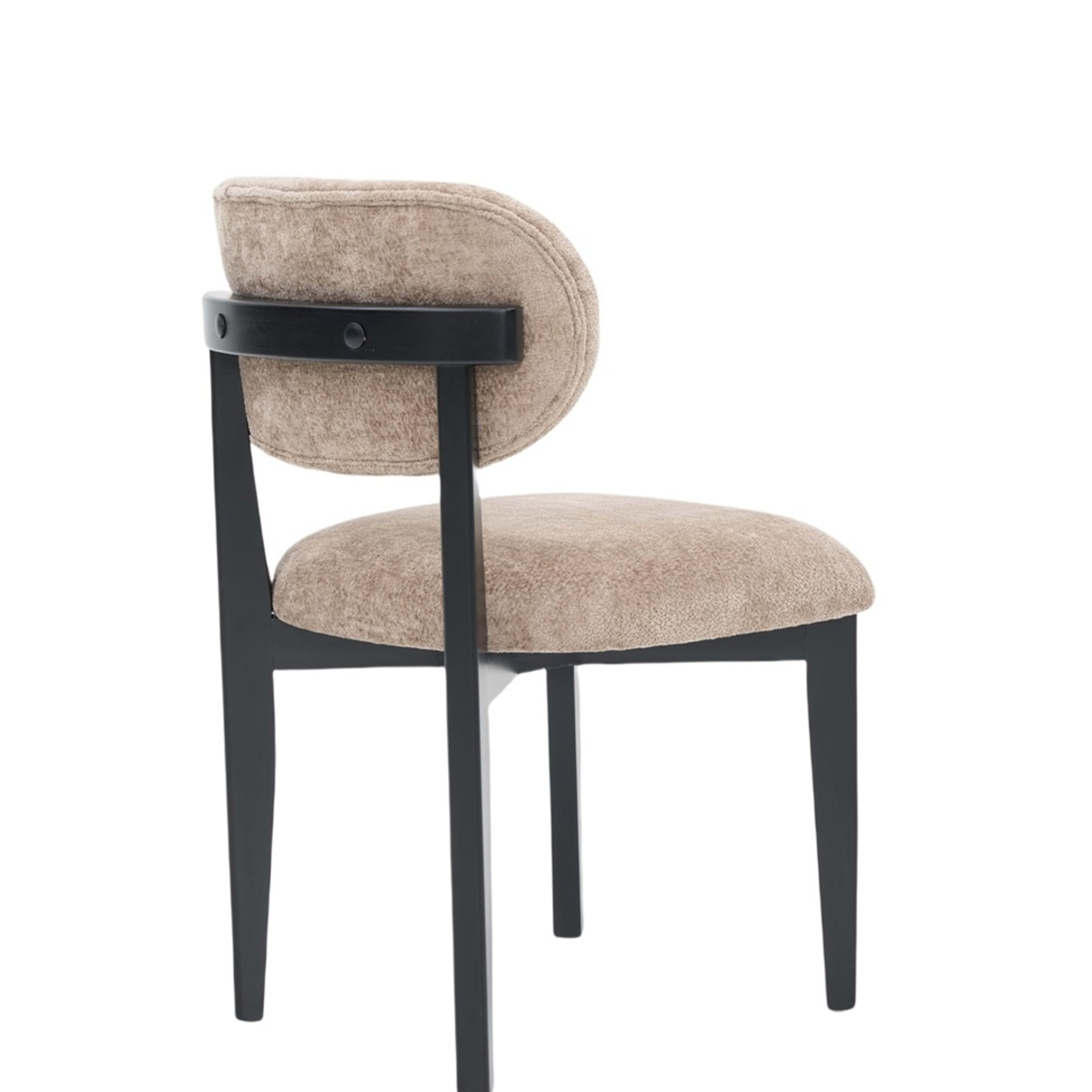 Silla ZB-5684 Eetkamerstoel Zwart onderstel Bruin