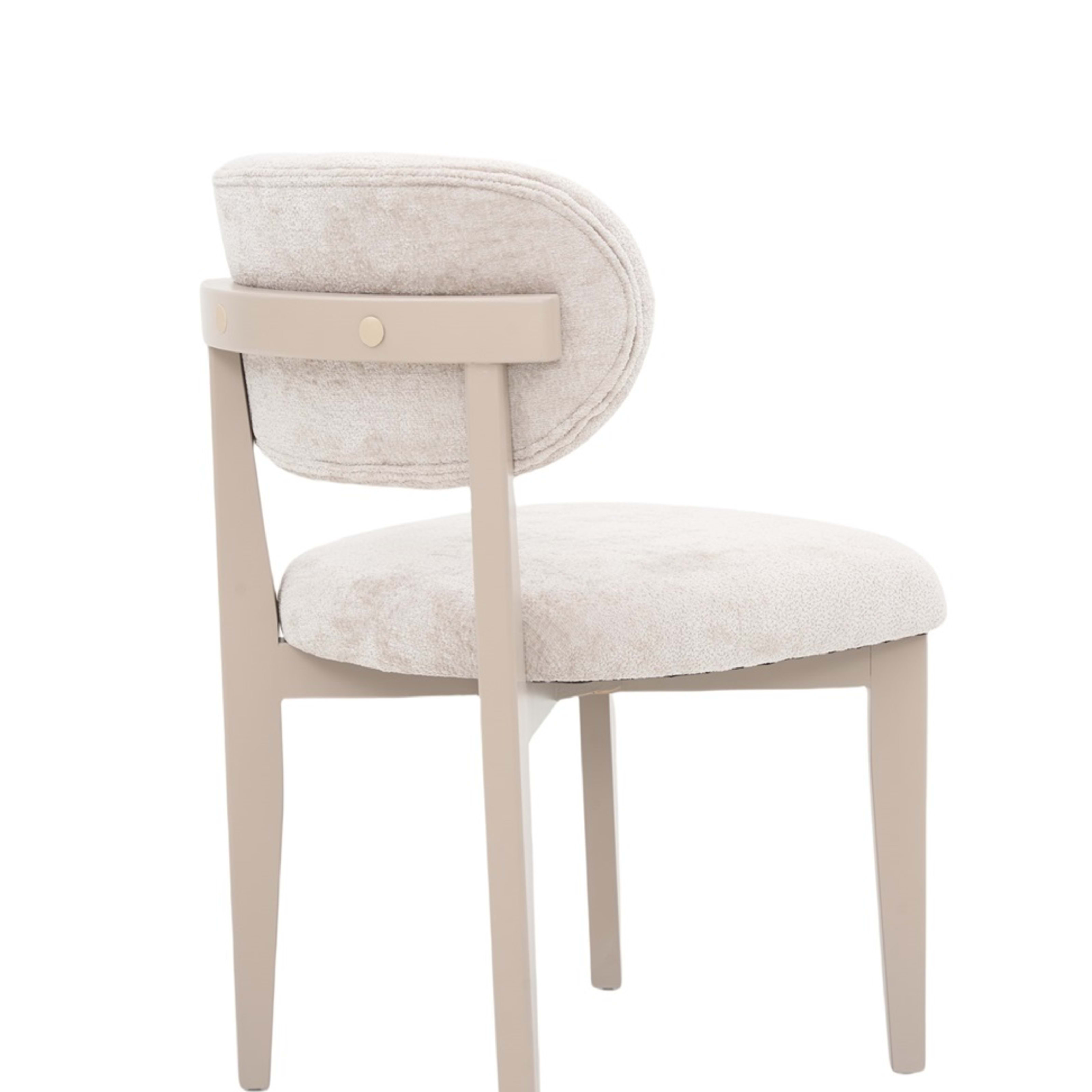 Silla ZB-5684 Eetkamerstoel Champagne onderstel Taupe