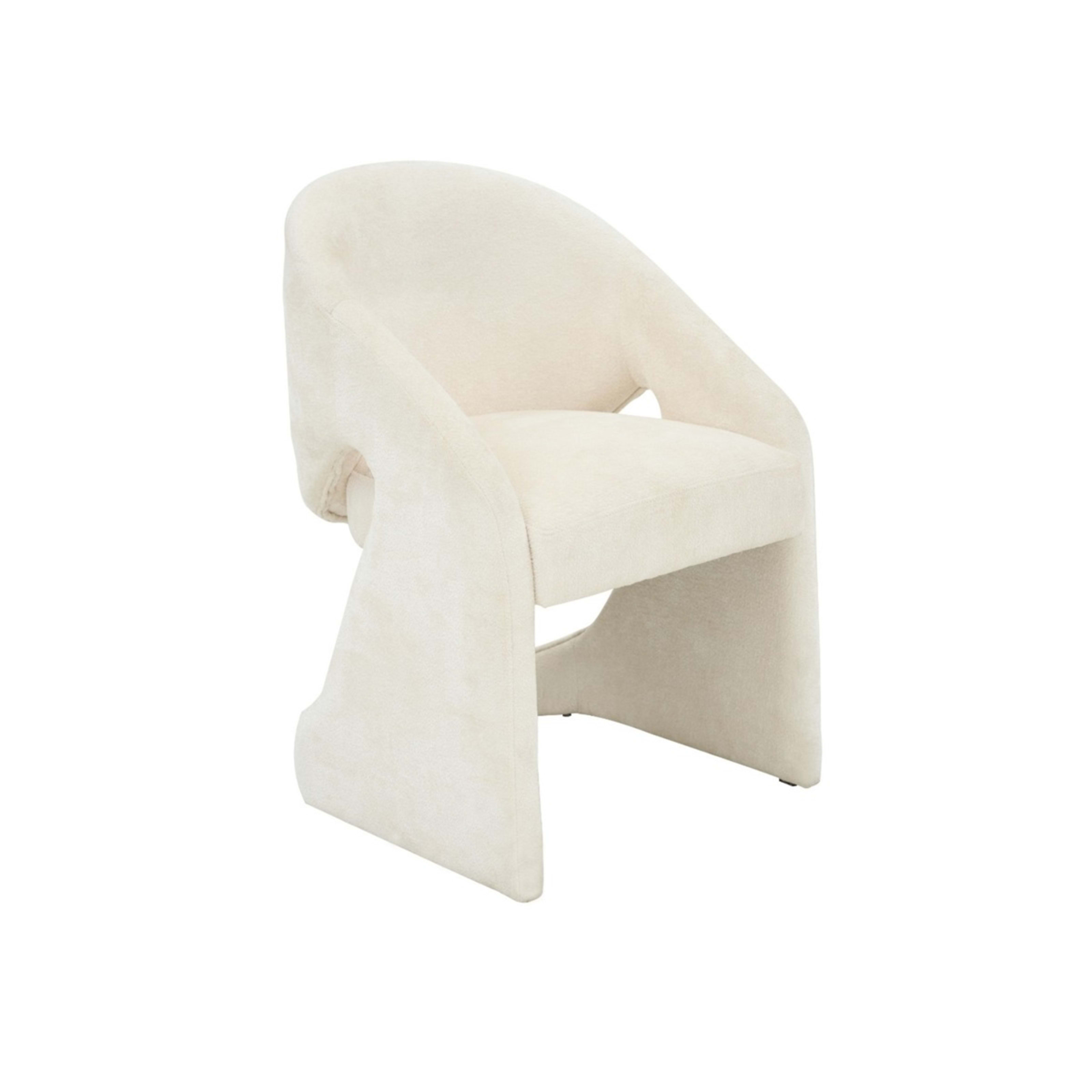 Elise ZB-5703 Eetkamerstoel Wit — 1