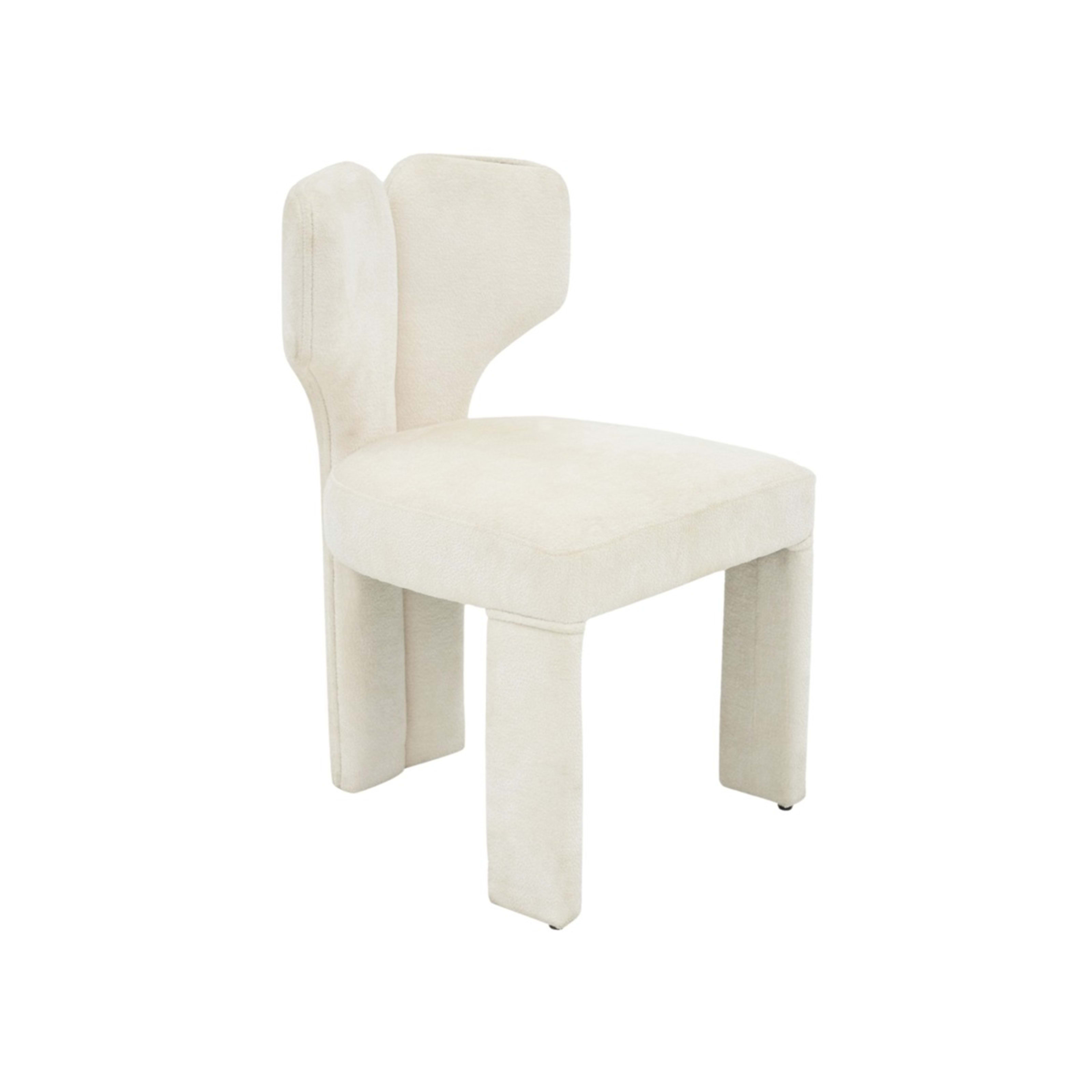 Mickey ZB-5705 Eetkamerstoel Wit — 1