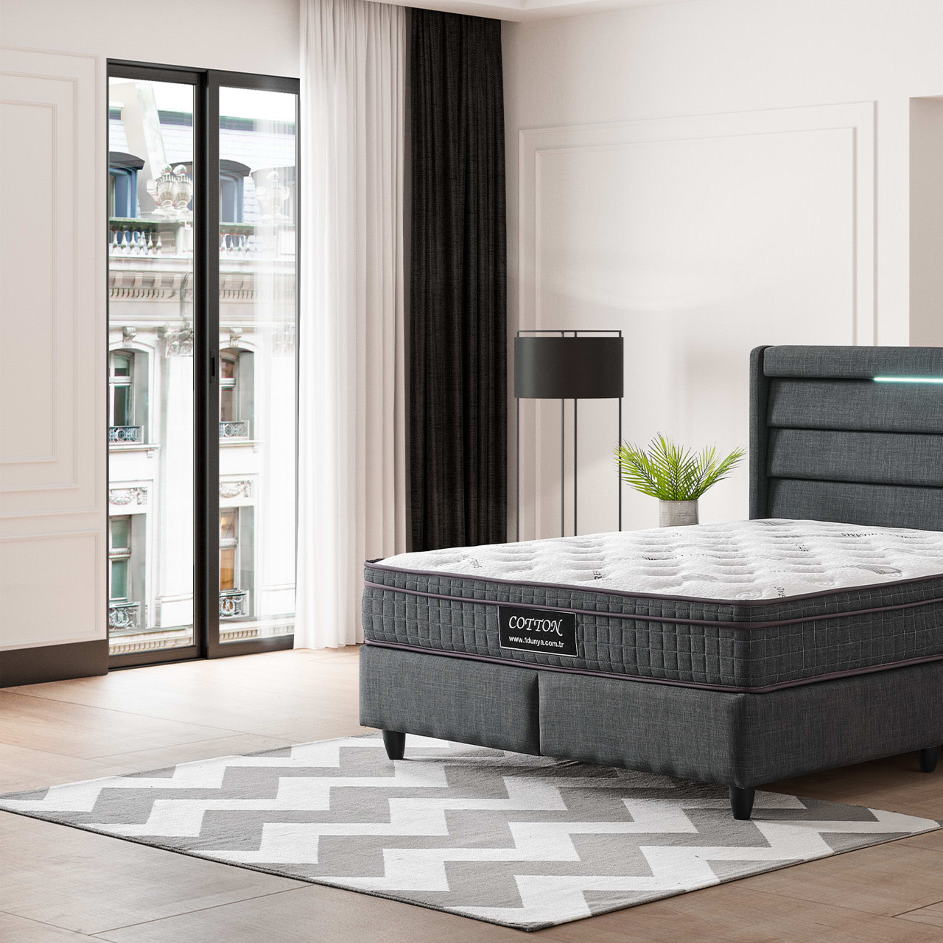 Cotton Boxspring — 2