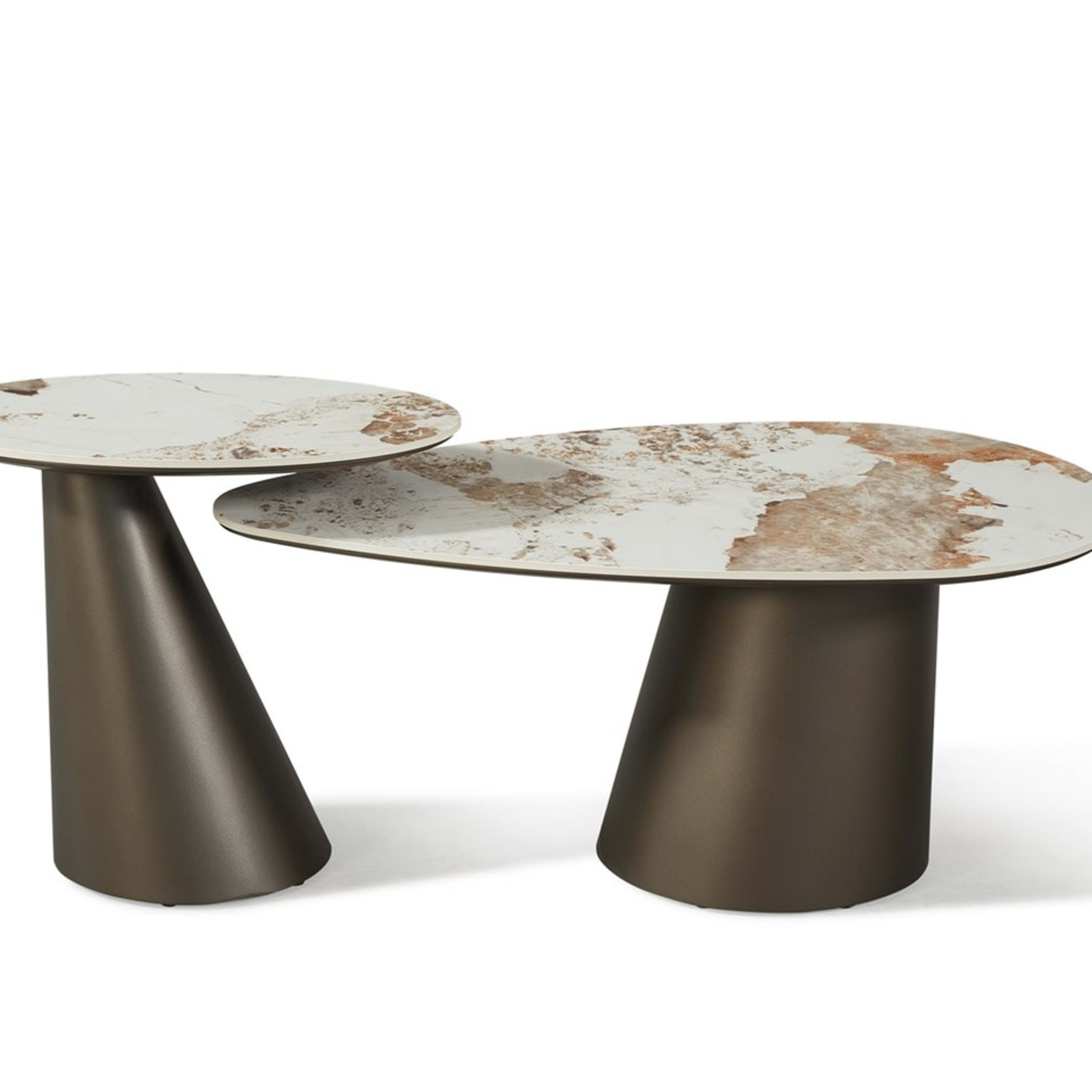 Pandora salontafelset 90×55 keramiek — 2