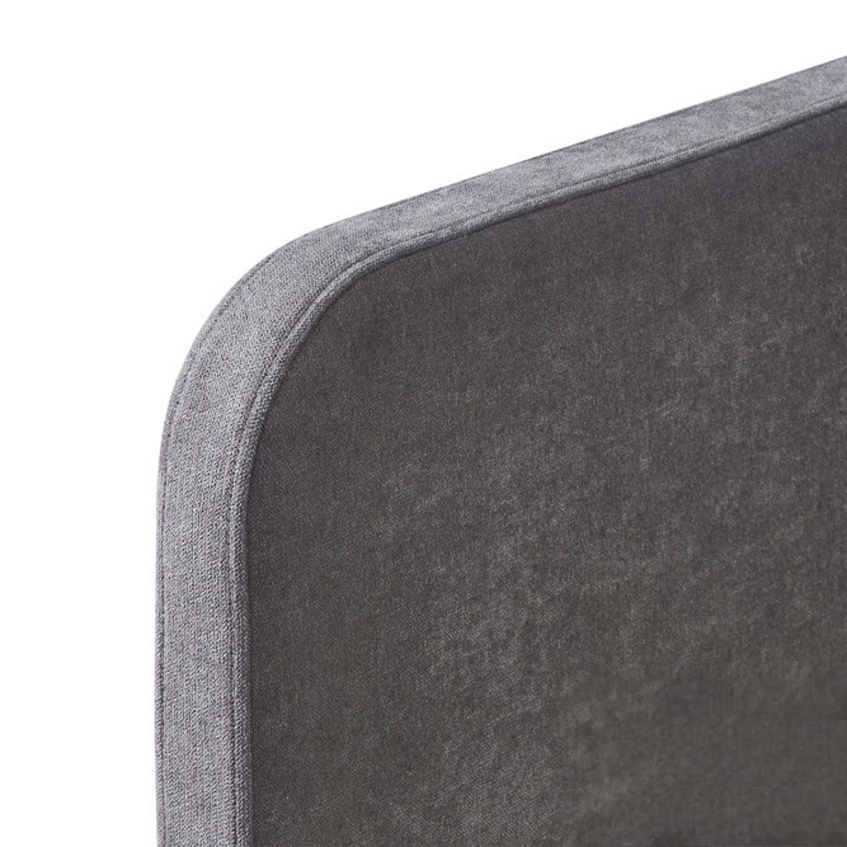 Bed 'Parma' 90×200 met lattenbodem Stof Grijs — 6