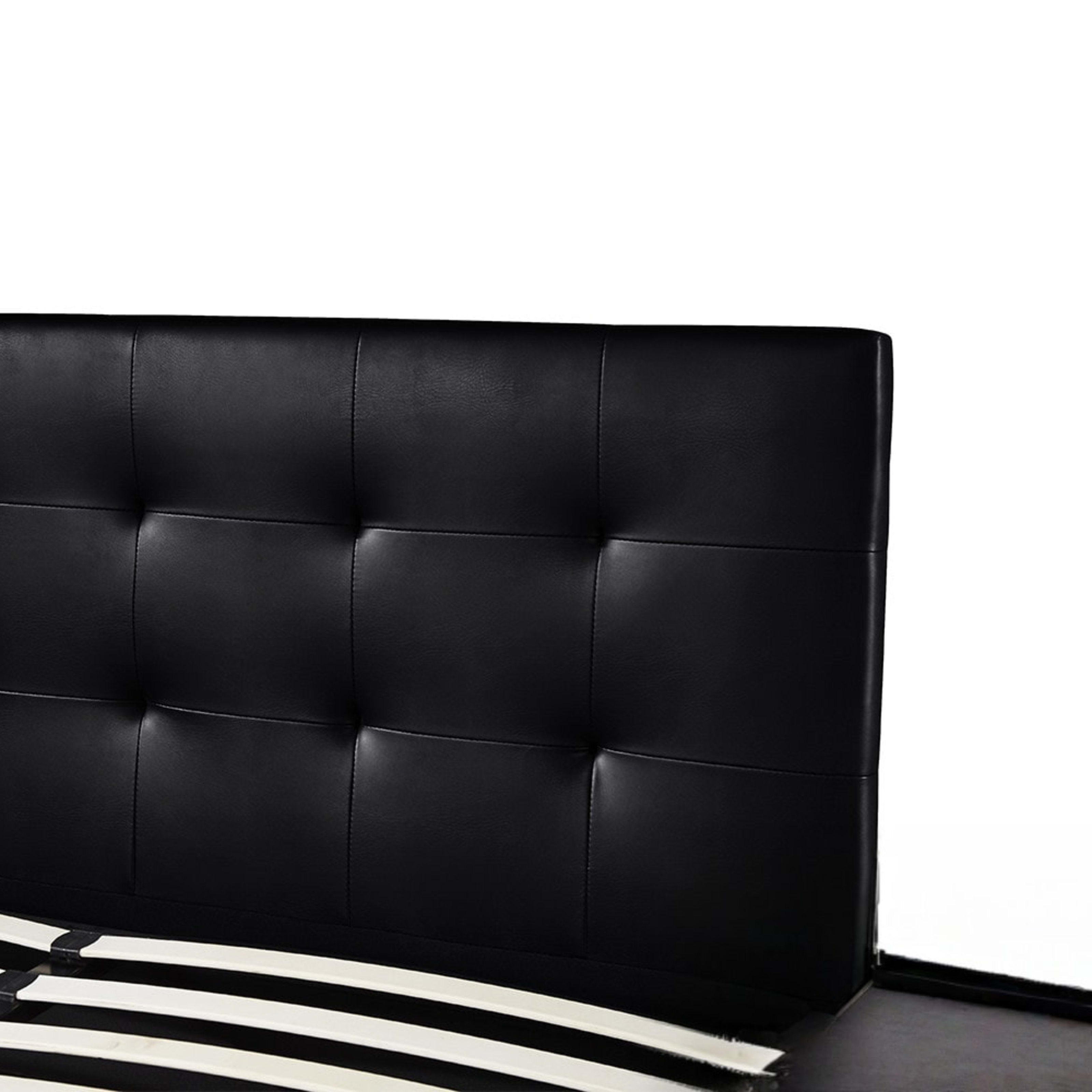Bed met koffer 'Porto' 160×200 PU Zwart — 5