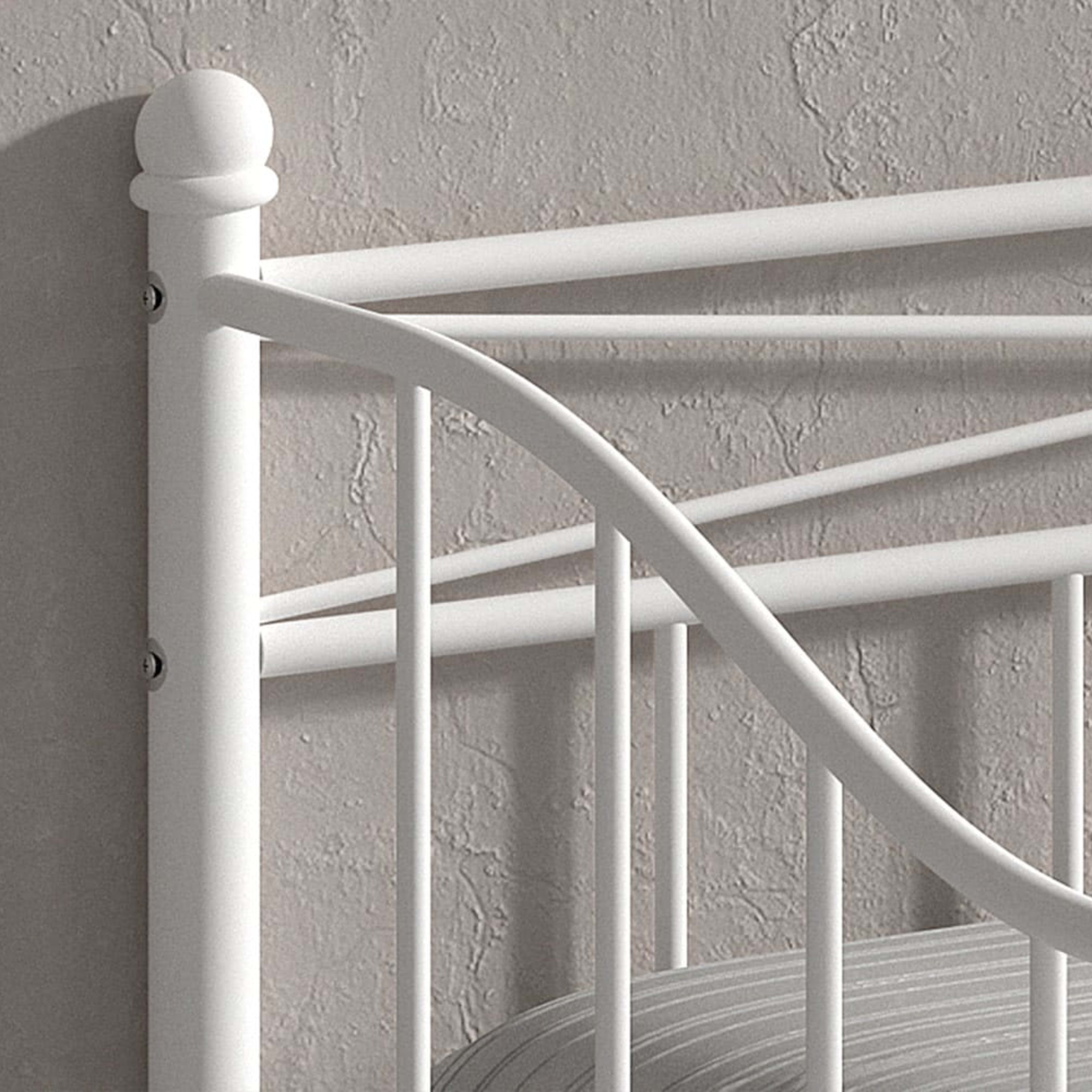 Bed 'Sablo' 90×200 met lattenbodem Wit — 3