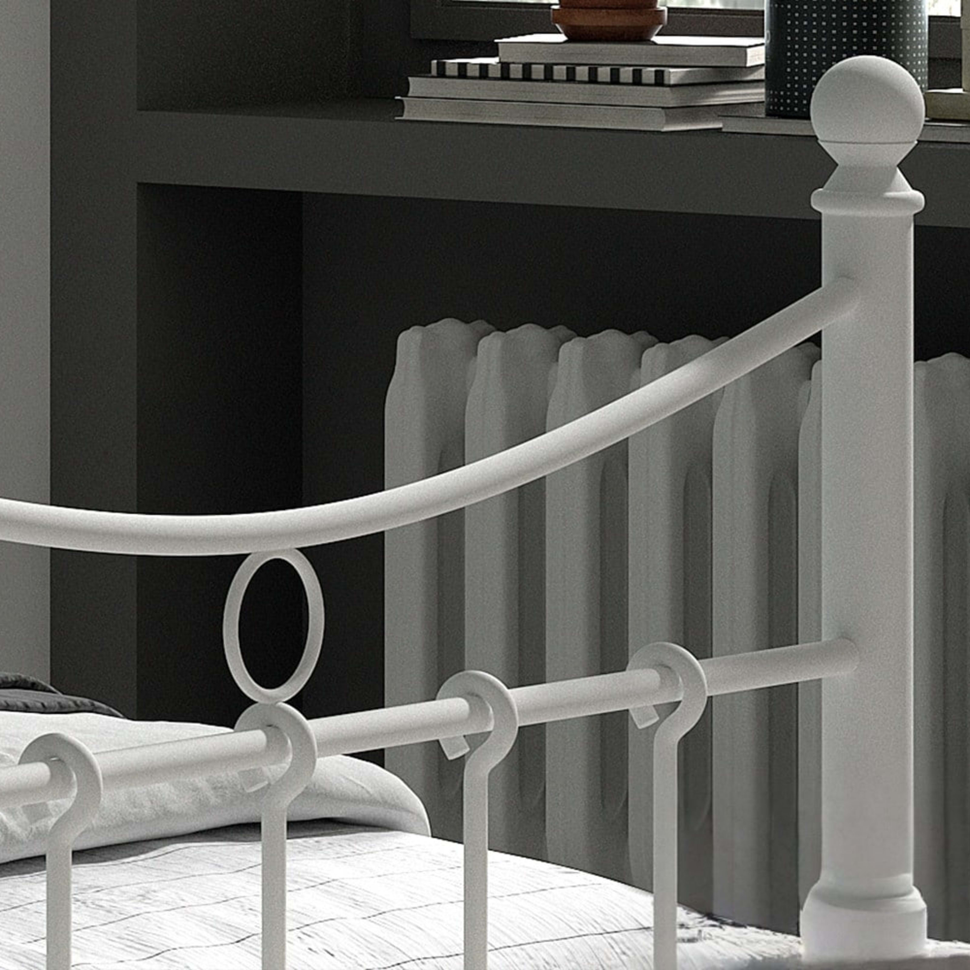 Bed 'Sacha' 90×200 met lattenbodem Wit — 3