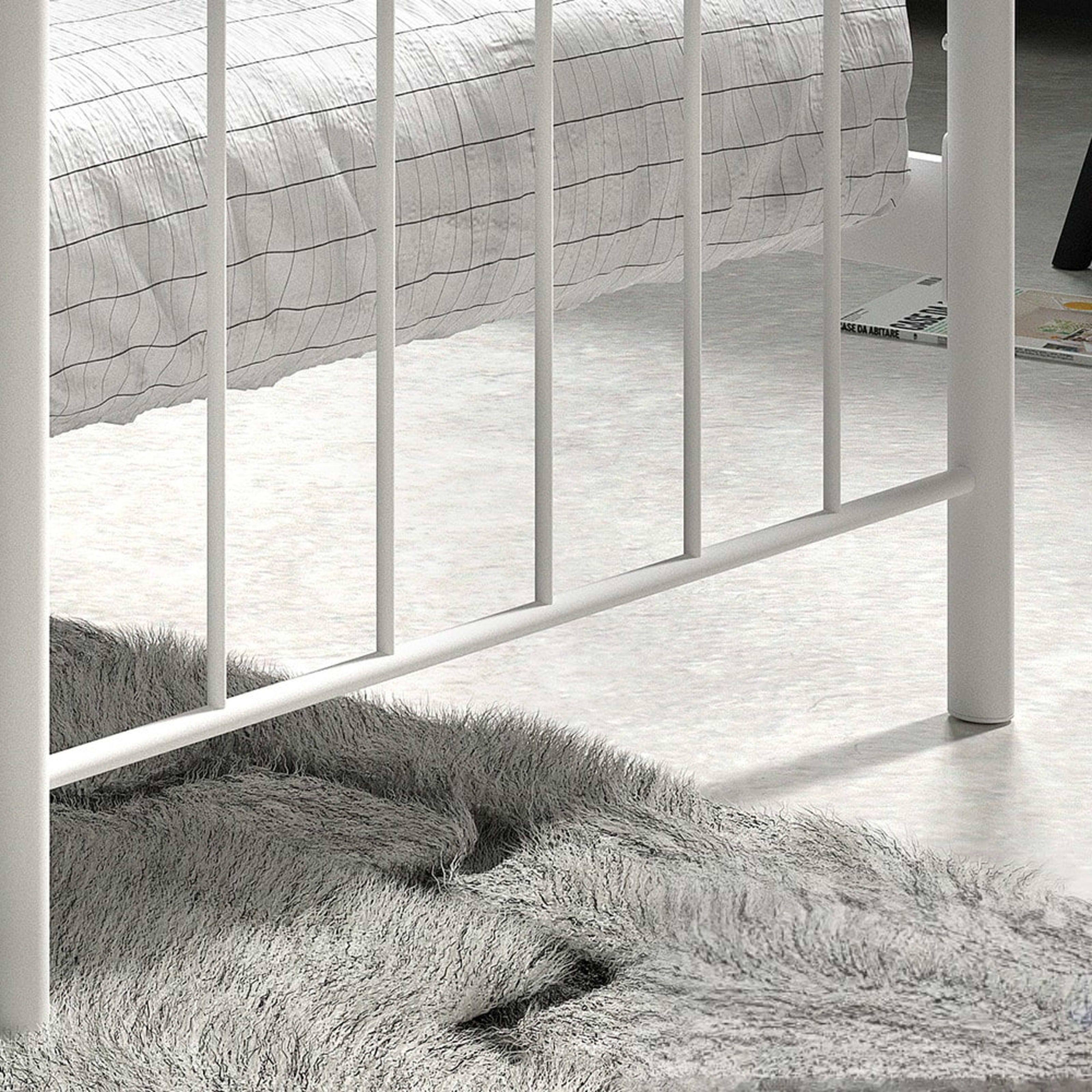 Bed 'Sacha' 90×200 met lattenbodem Wit — 4
