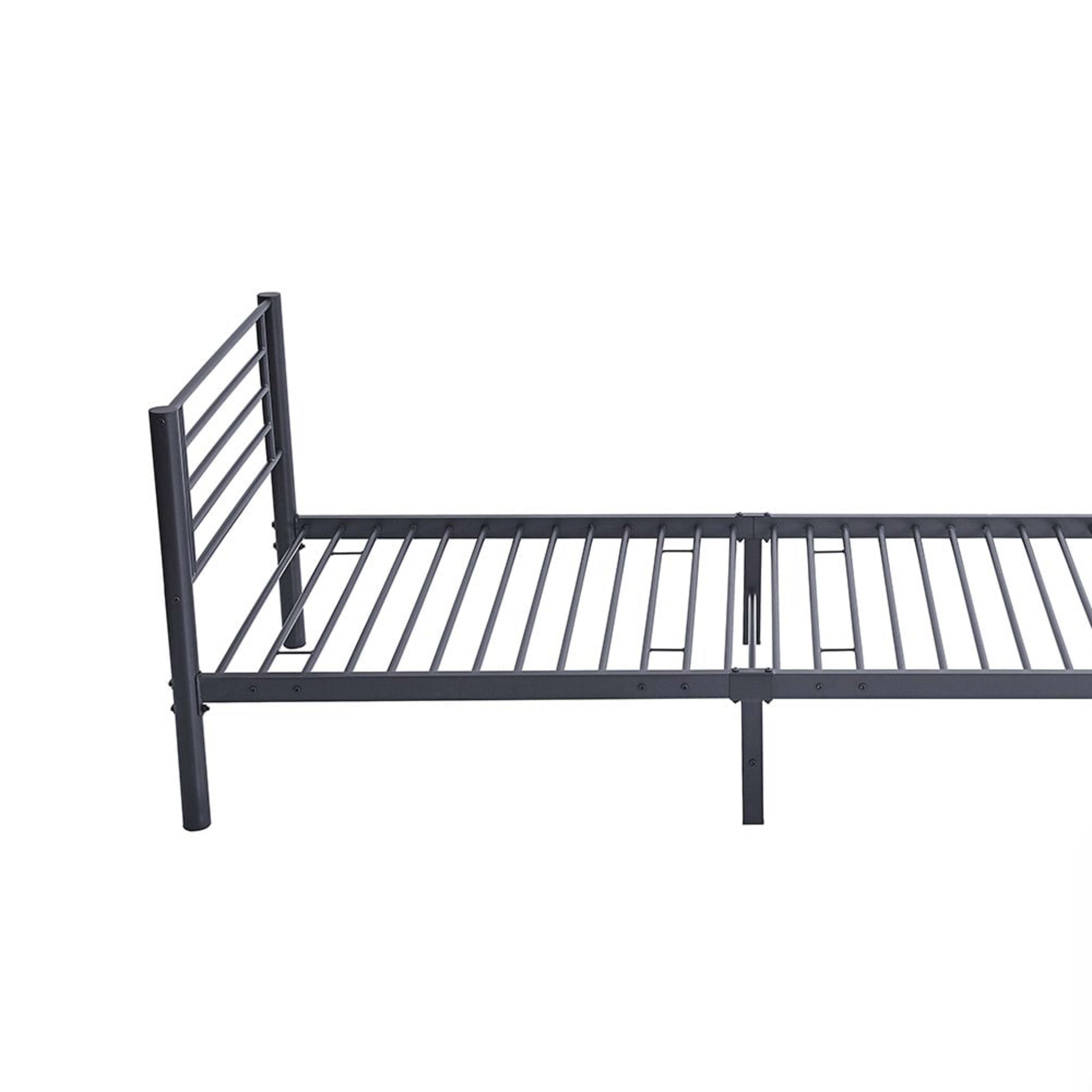 Bed 'Sammy' 90×200 Metaal Donkergrijs — 3