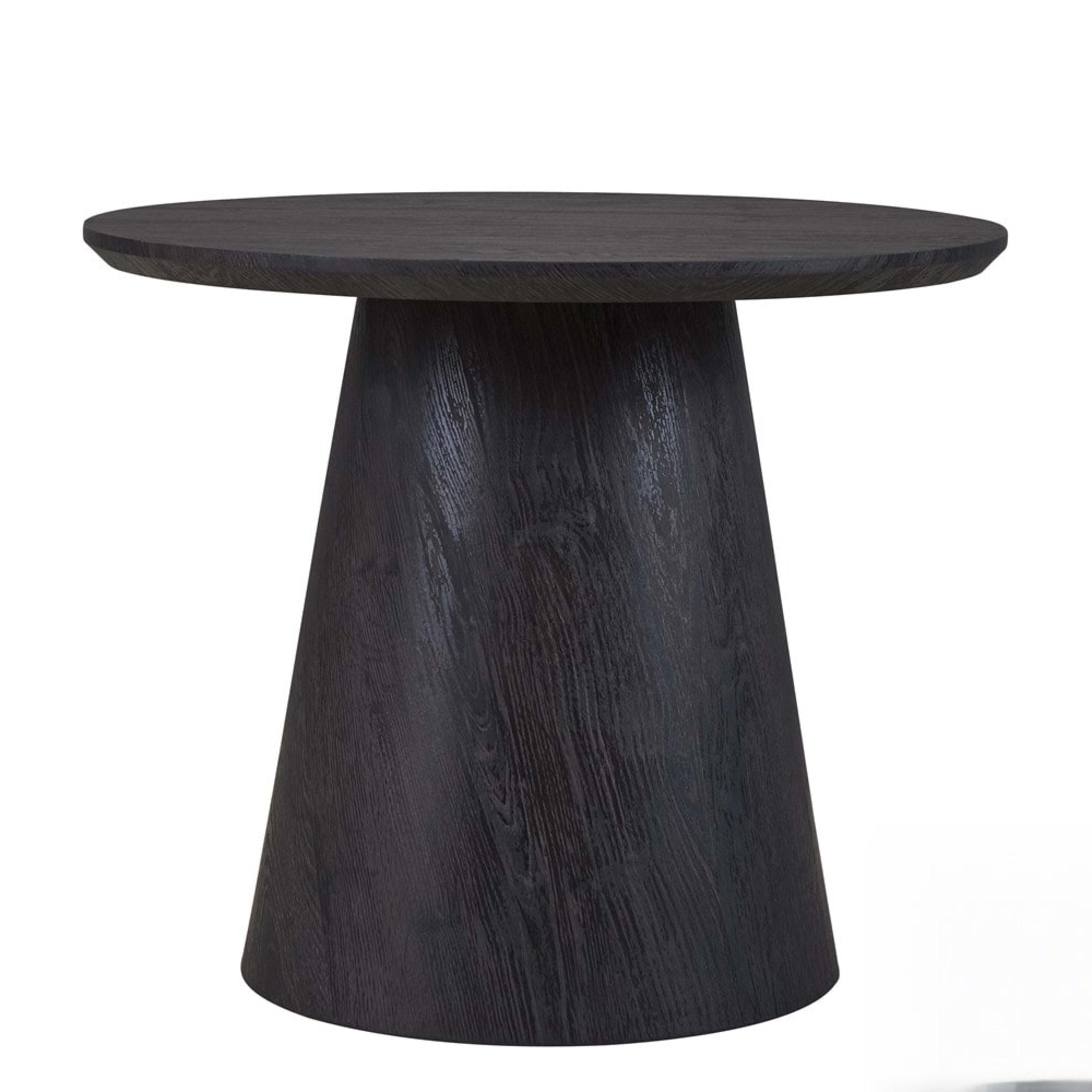 Bijzetttafel 'Miklos' 60 cm Rond Decor Donkerbruin — 1