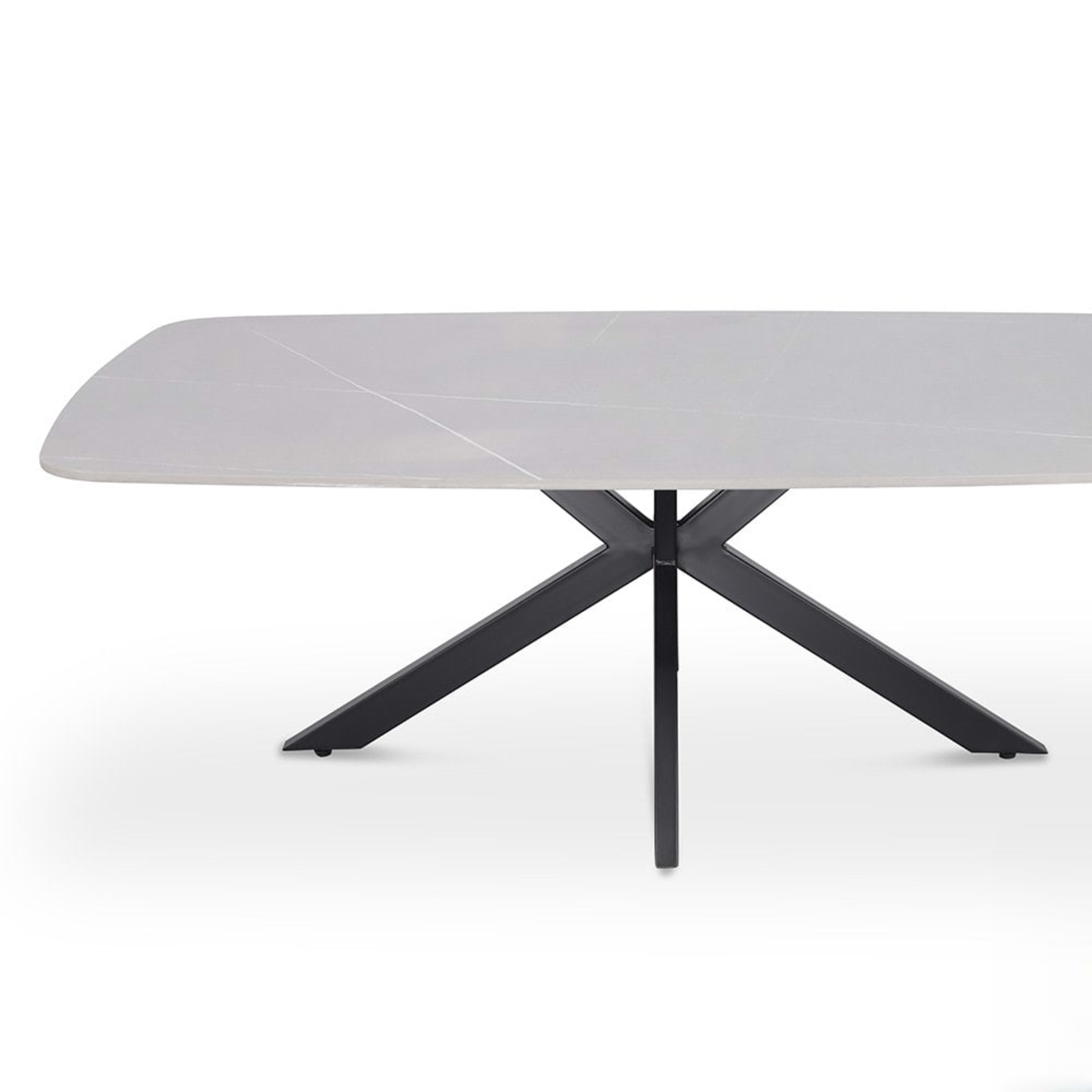 Salontafel 'Apollo' 130 cm Deens Ovaal Steen Grijs — 1