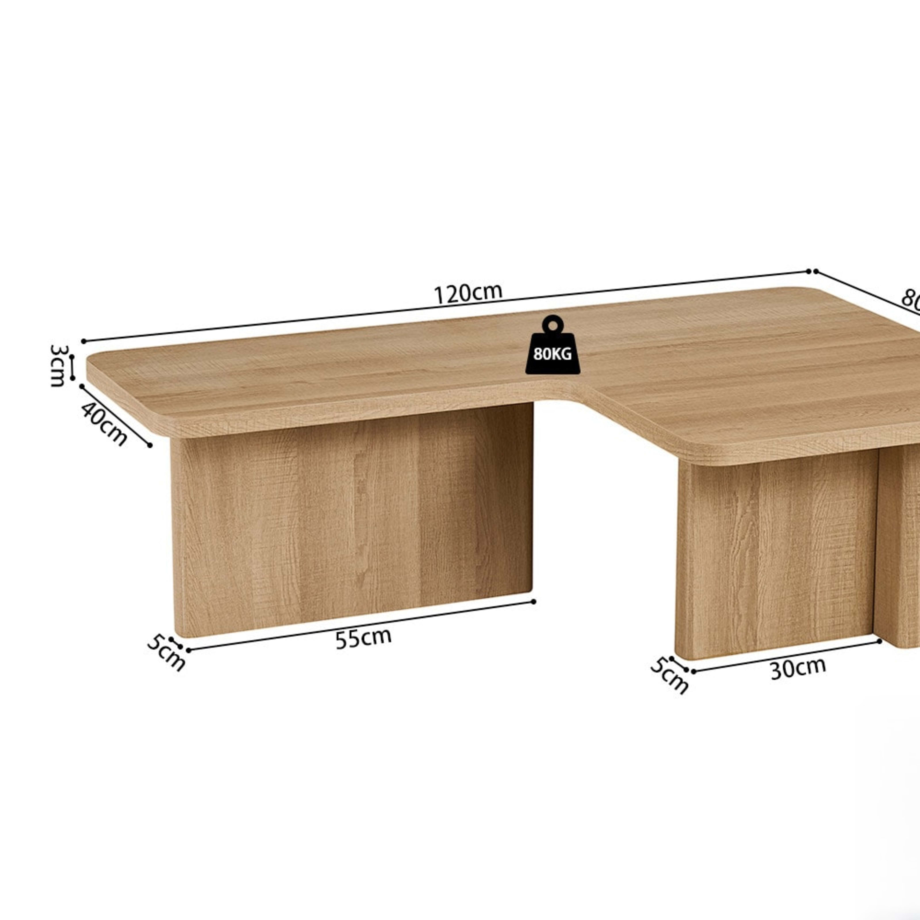 Salontafel 'Arallo' Decor Eik Naturel — 8