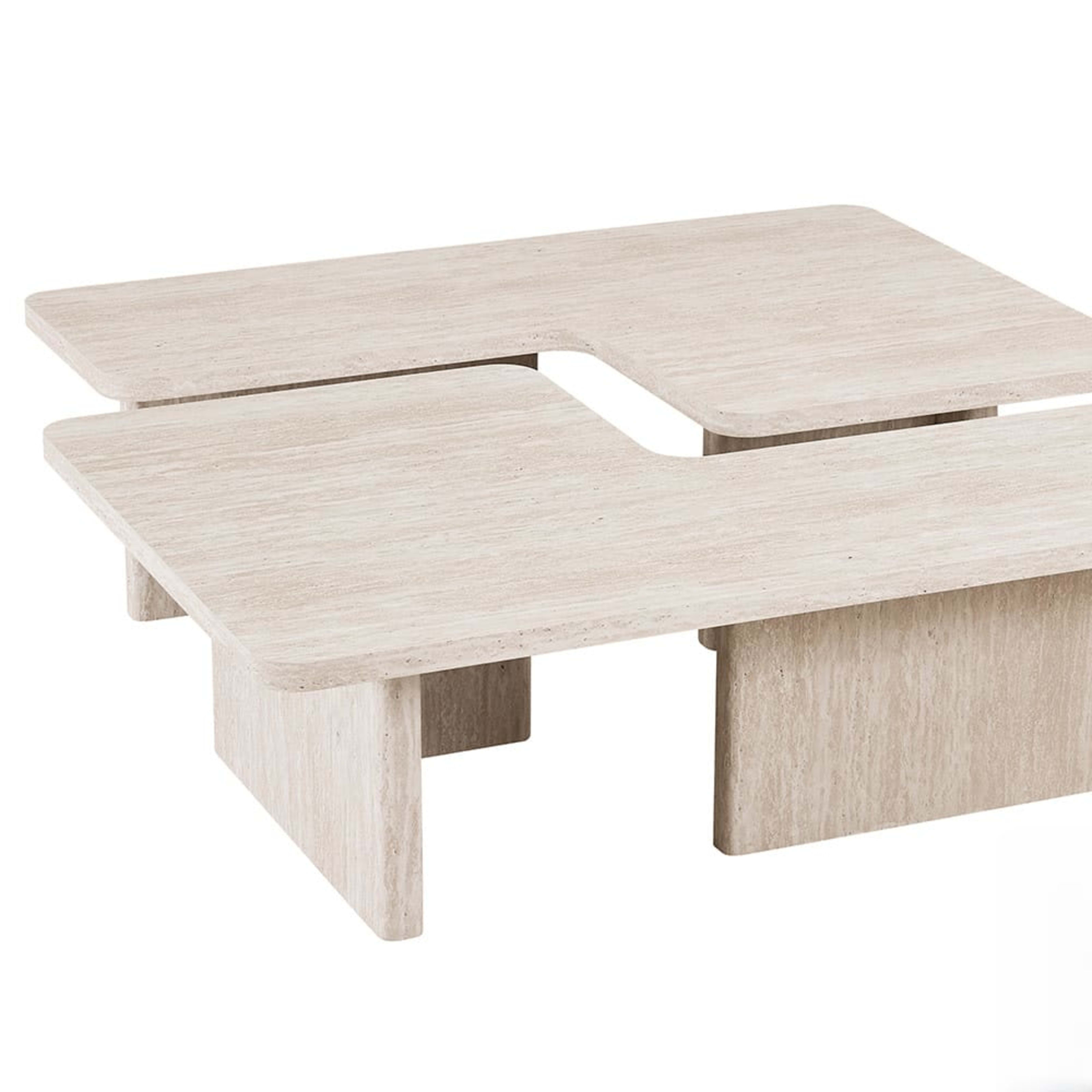 Salontafel 'Arallo' Decor Travertin Beige — 2