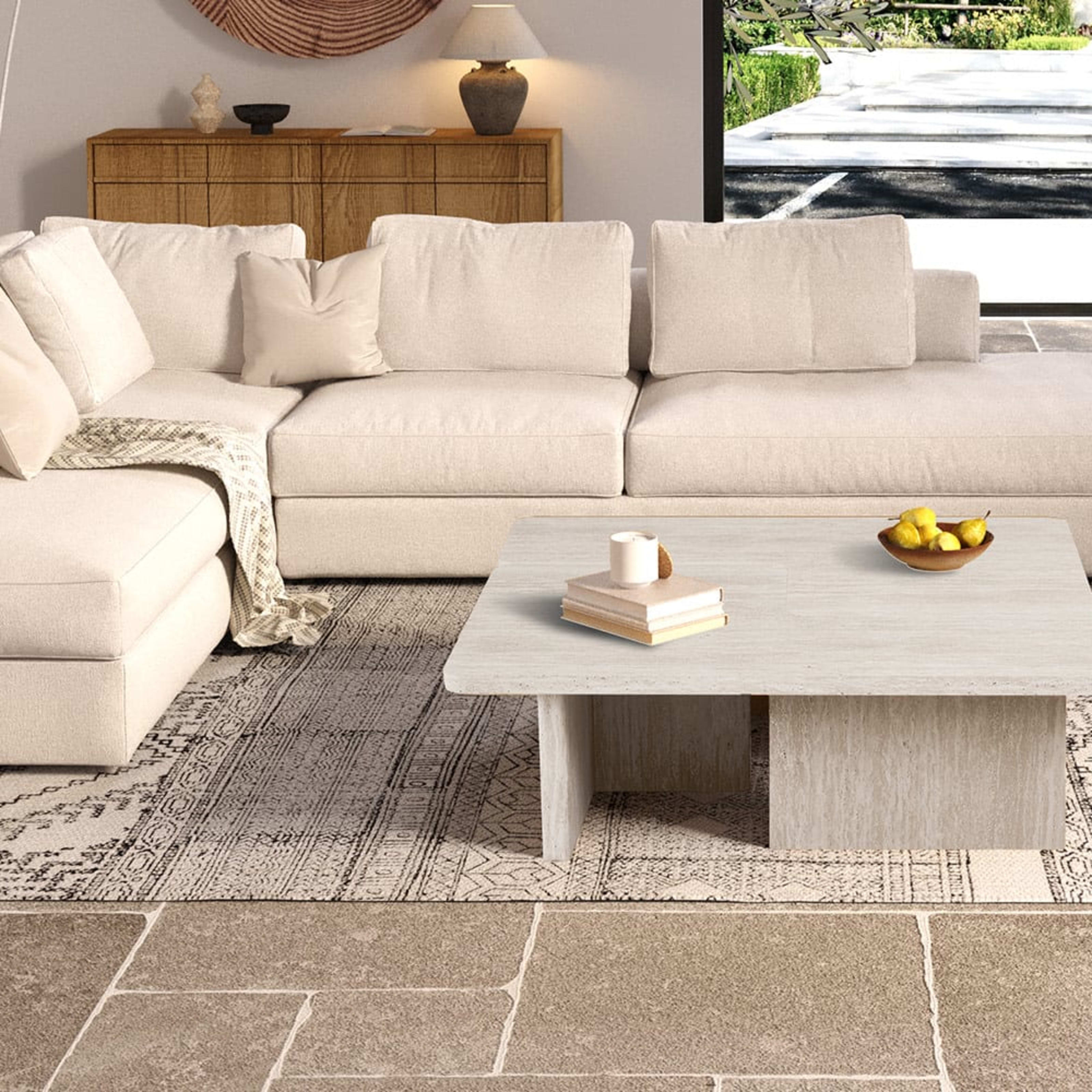 Salontafel 'Arallo' Decor Travertin Beige — 5