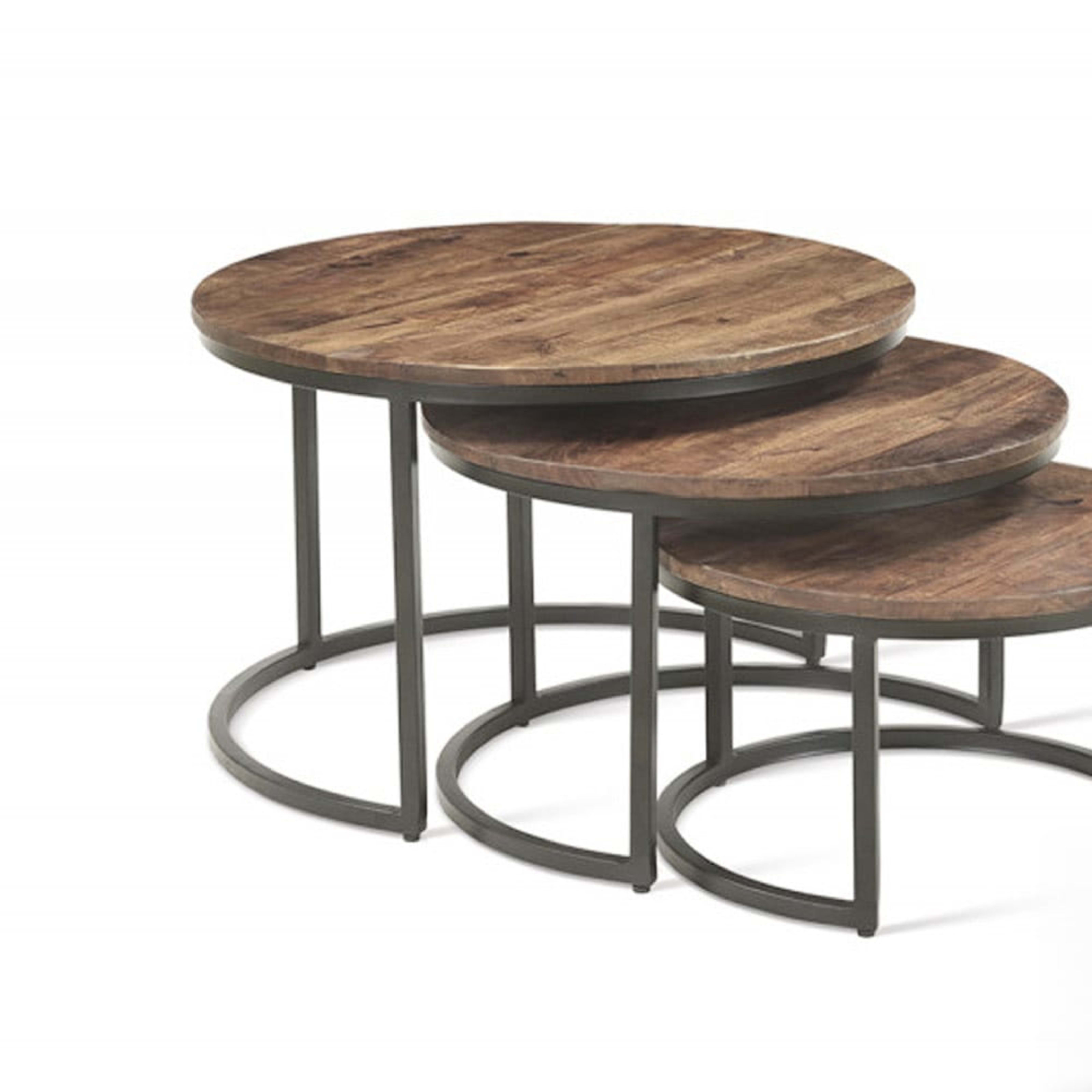Salontafel 'Arnod' 3-delig Mango hout — 1