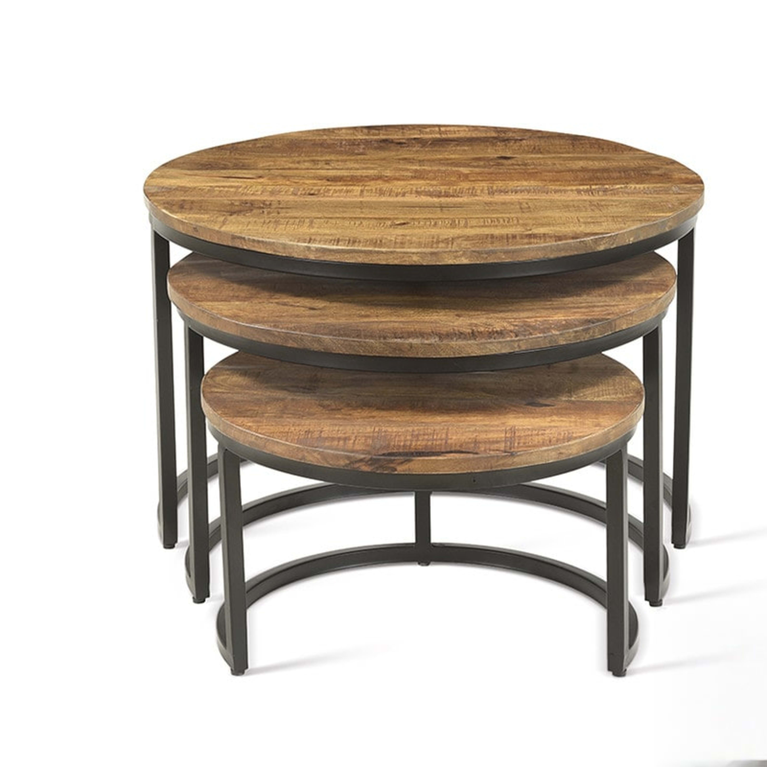 Salontafel 'Arnod' 3-delig Mango hout — 2