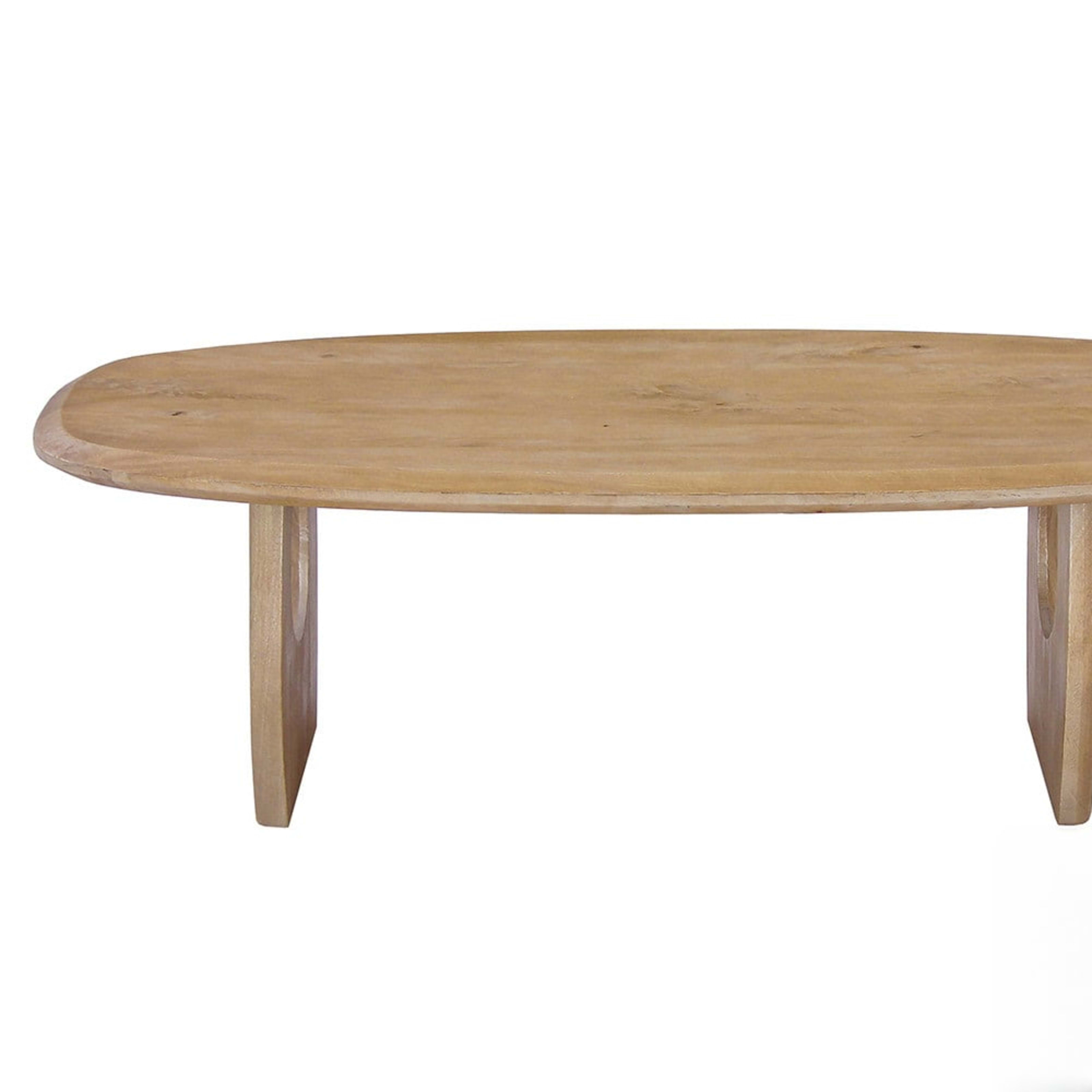 Salontafel 'Braga' Deens Ovaal Mango hout Amandel — 1