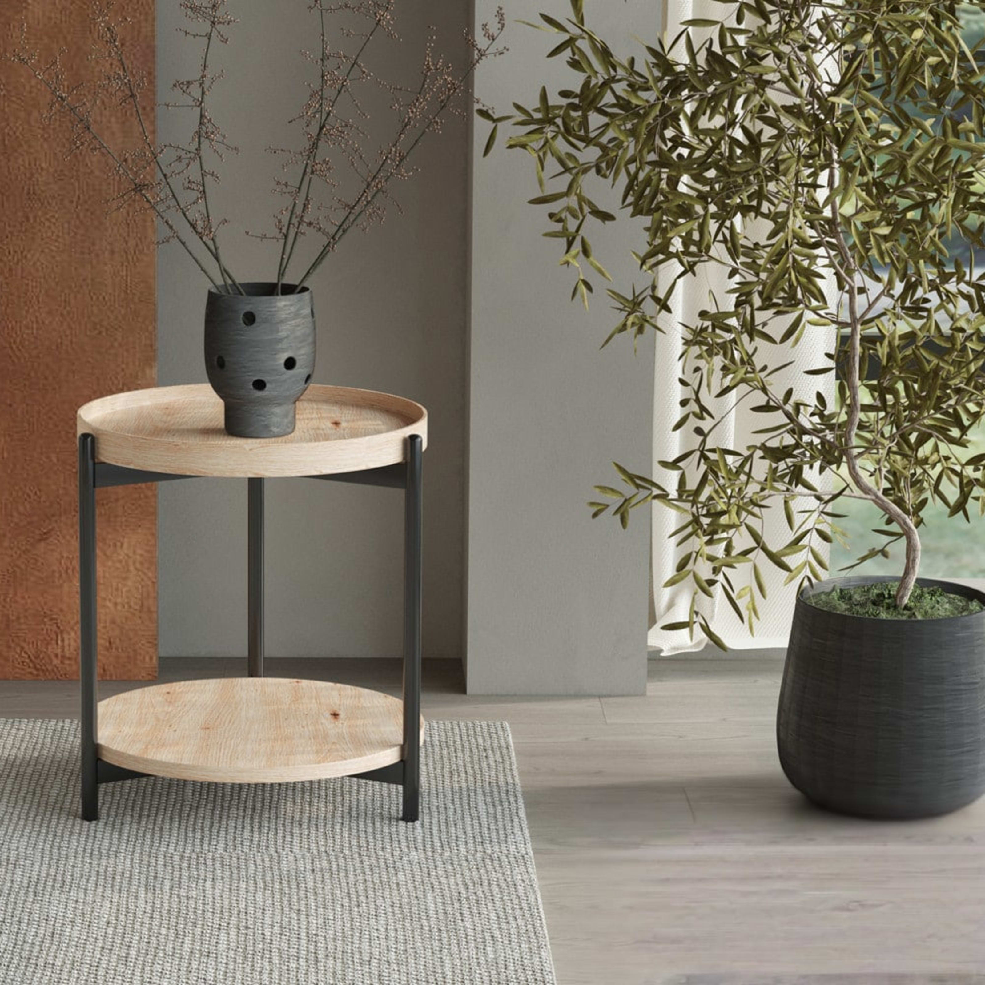 Salontafel 'Dalina' 45 cm Decor Oude eik — 2