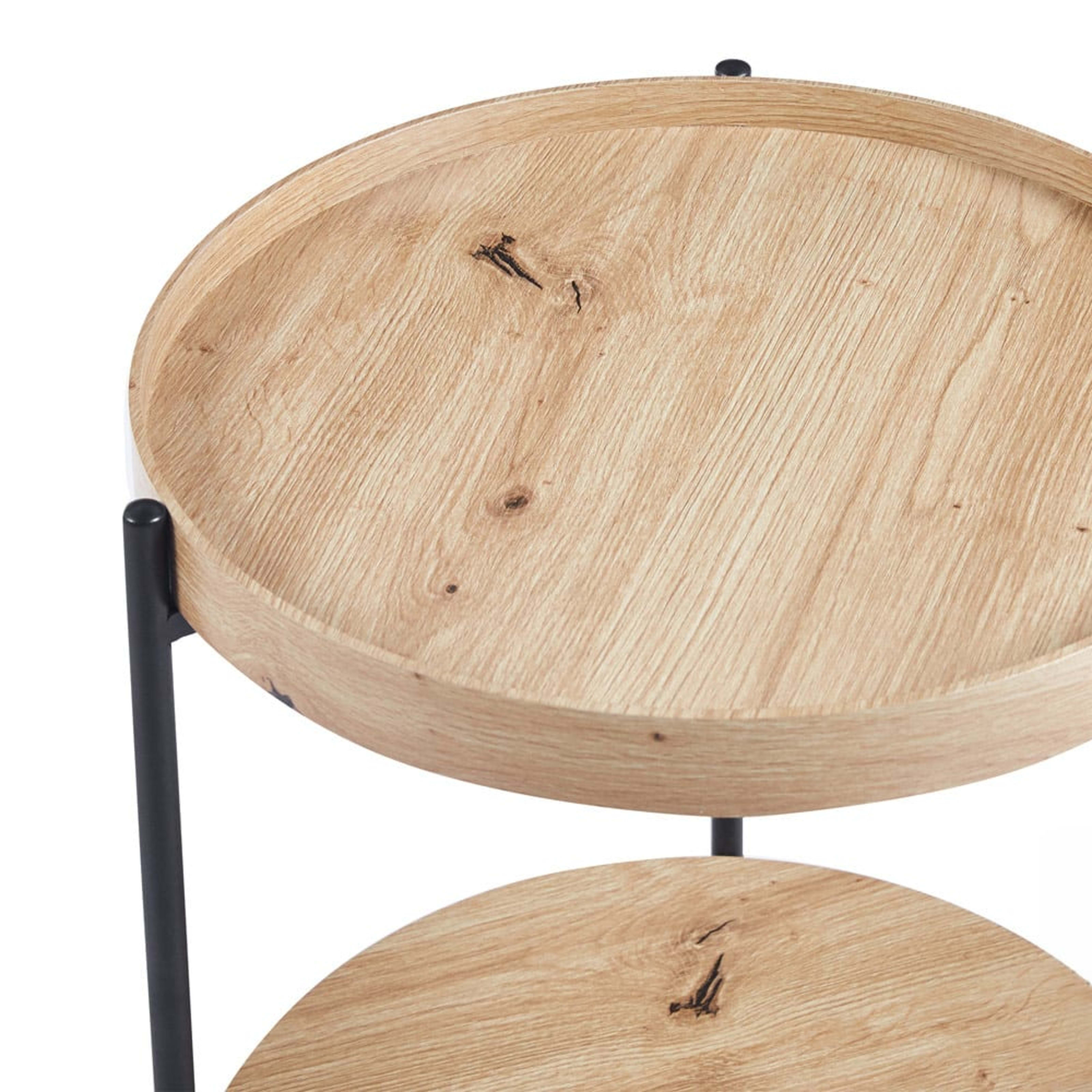 Salontafel 'Dalina' 45 cm Decor Oude eik — 3