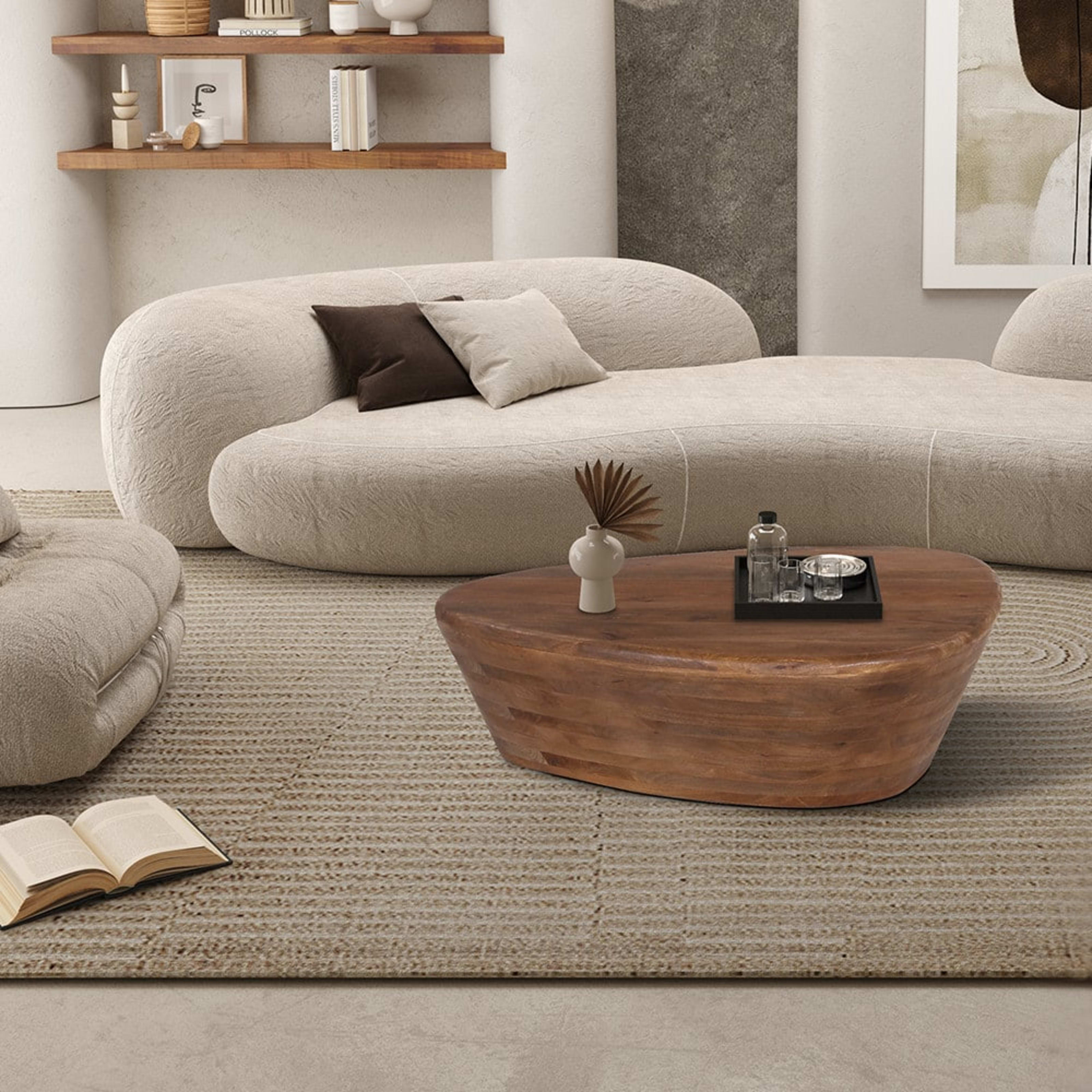 Salontafel 'Evan' Mango hout Lichtbruin — 2