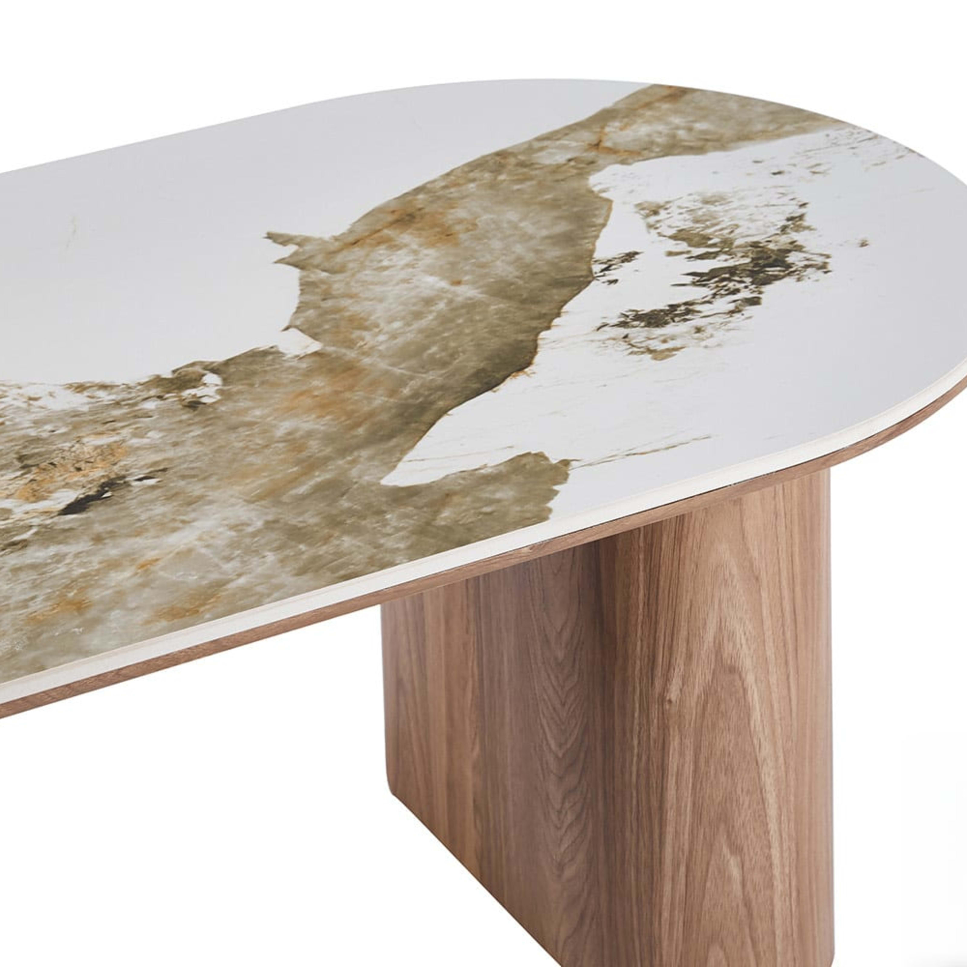 Salontafel 'Evora' Glanzend Steen Pandora — 3