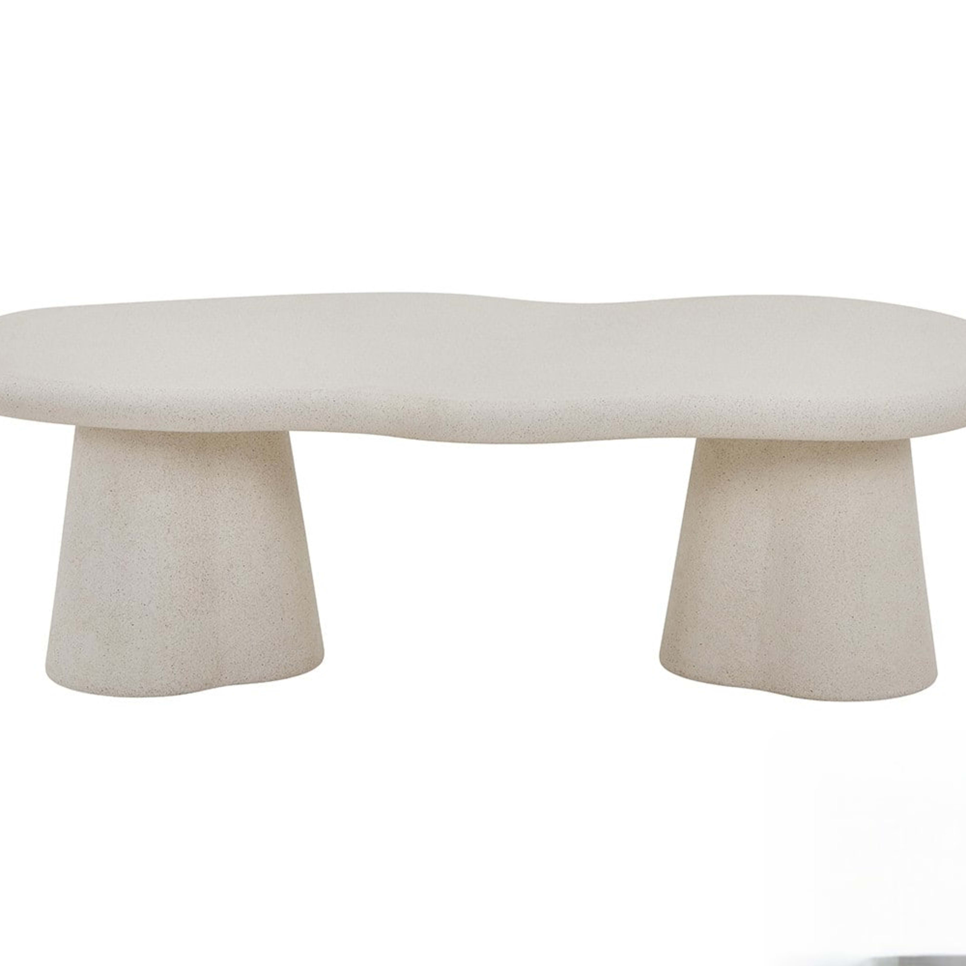 Salontafel 'Faro' 130 cm Organisch Cement — 1