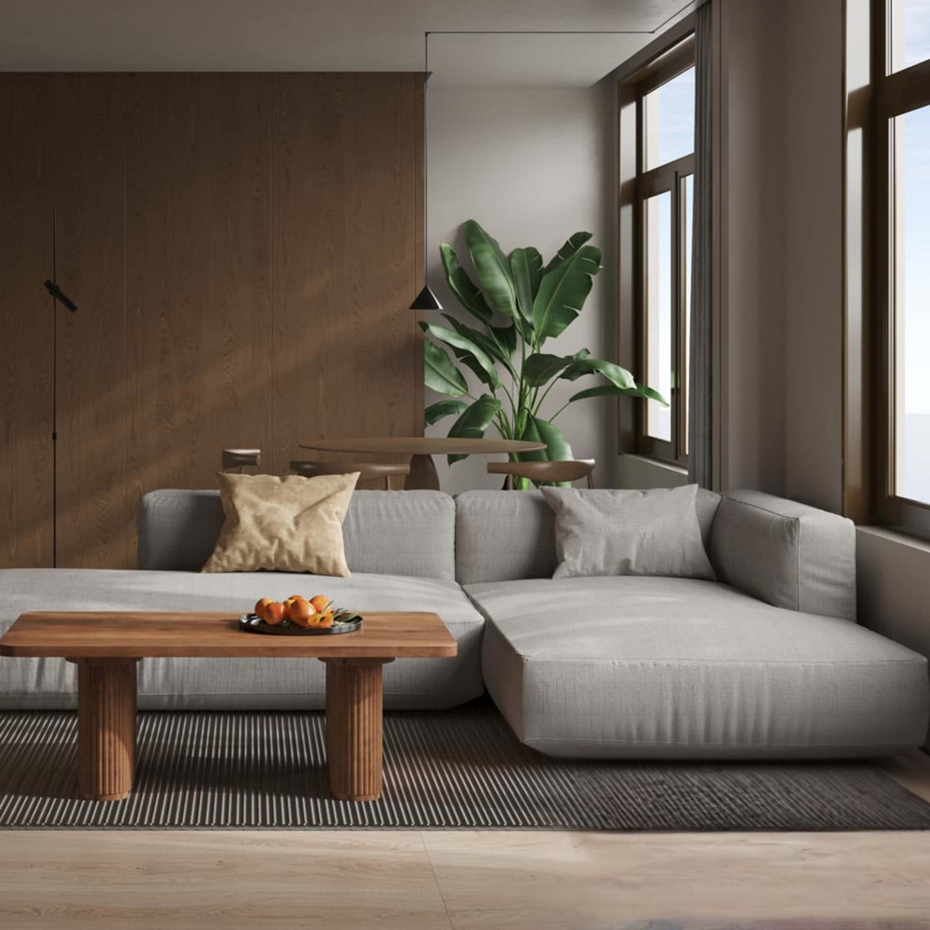 Salontafel 'Jean' Mango hout Lichtbruin — 2