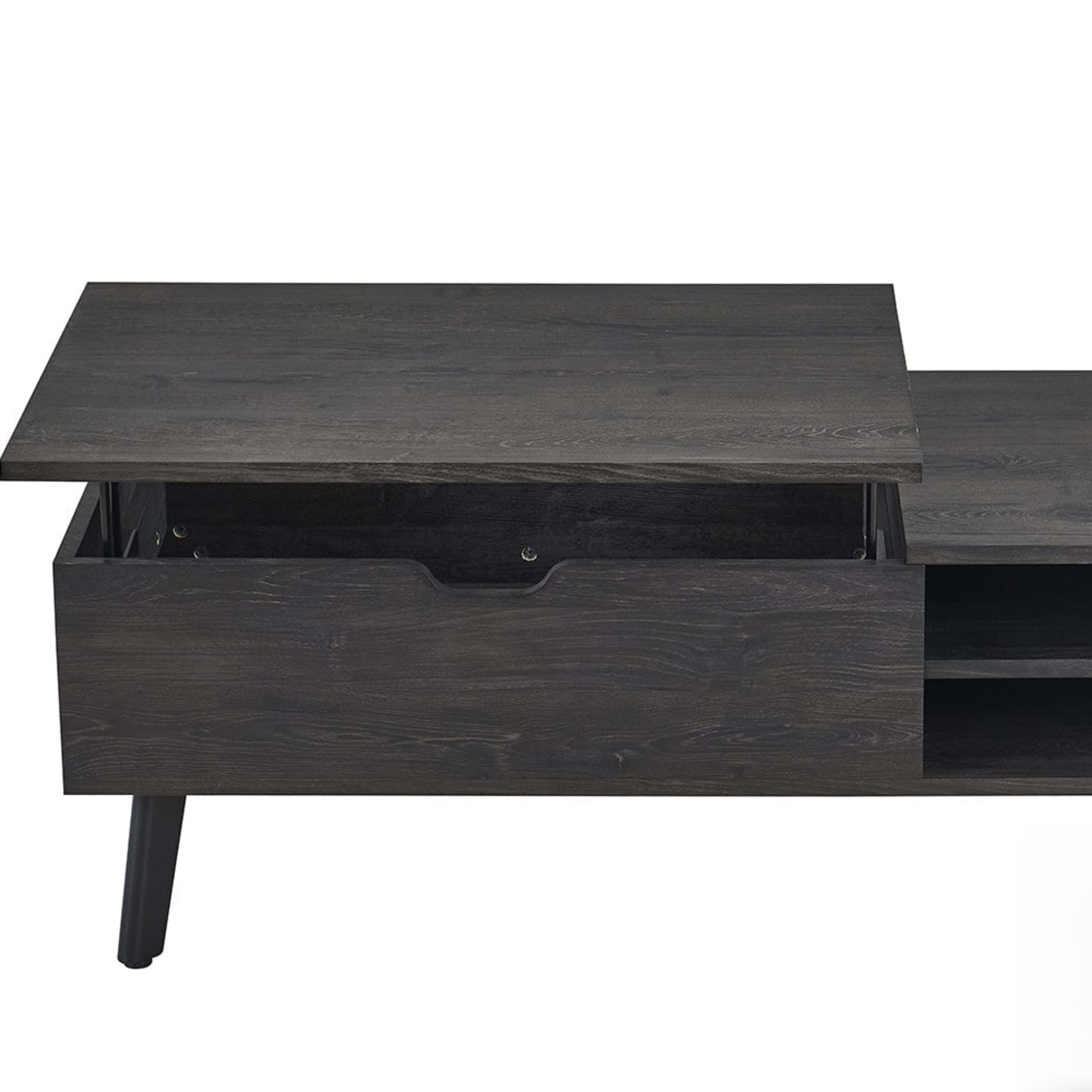 Salontafel 'Justine' Opklapbare top Decor Donkerbruin — 1