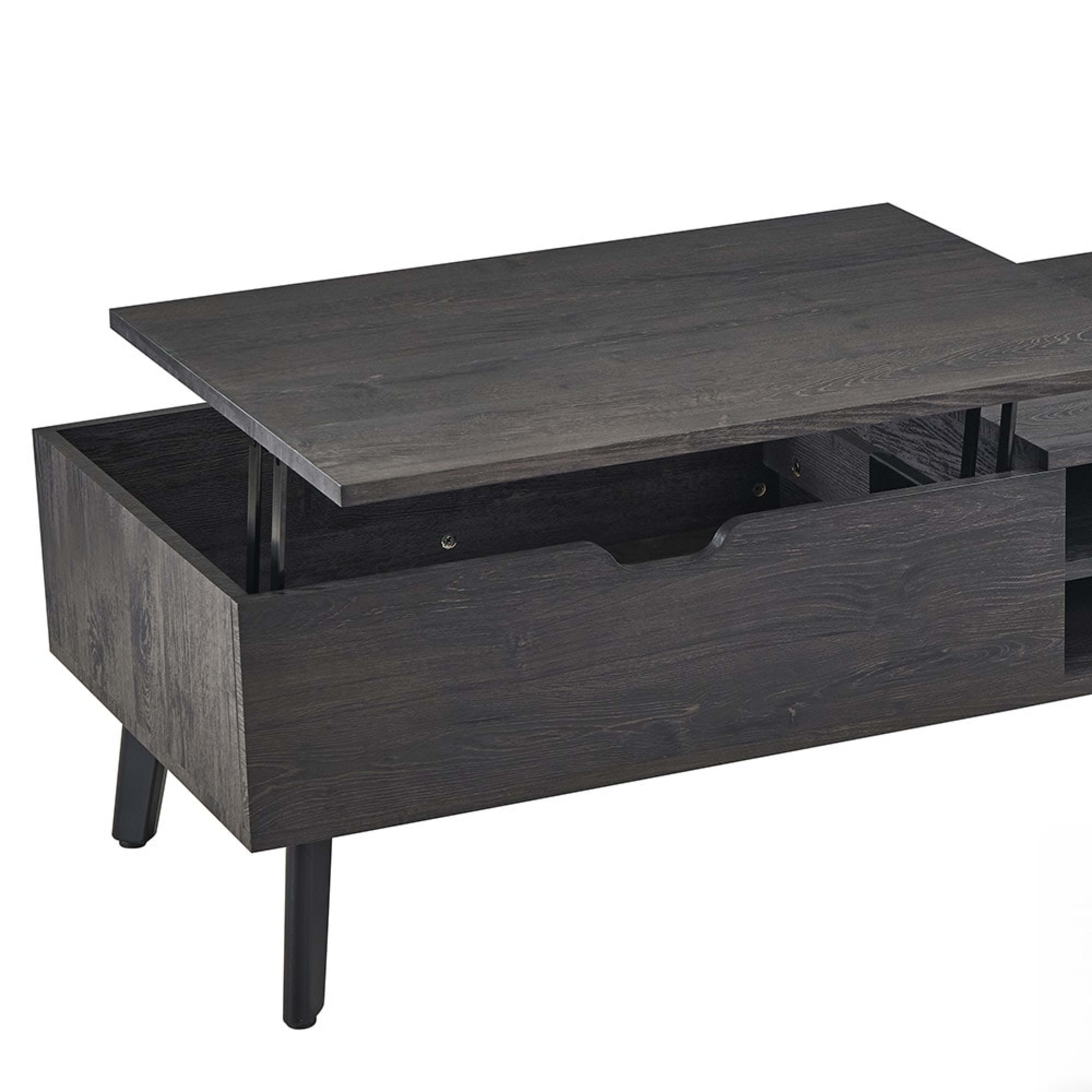 Salontafel 'Justine' Opklapbare top Decor Donkerbruin — 5