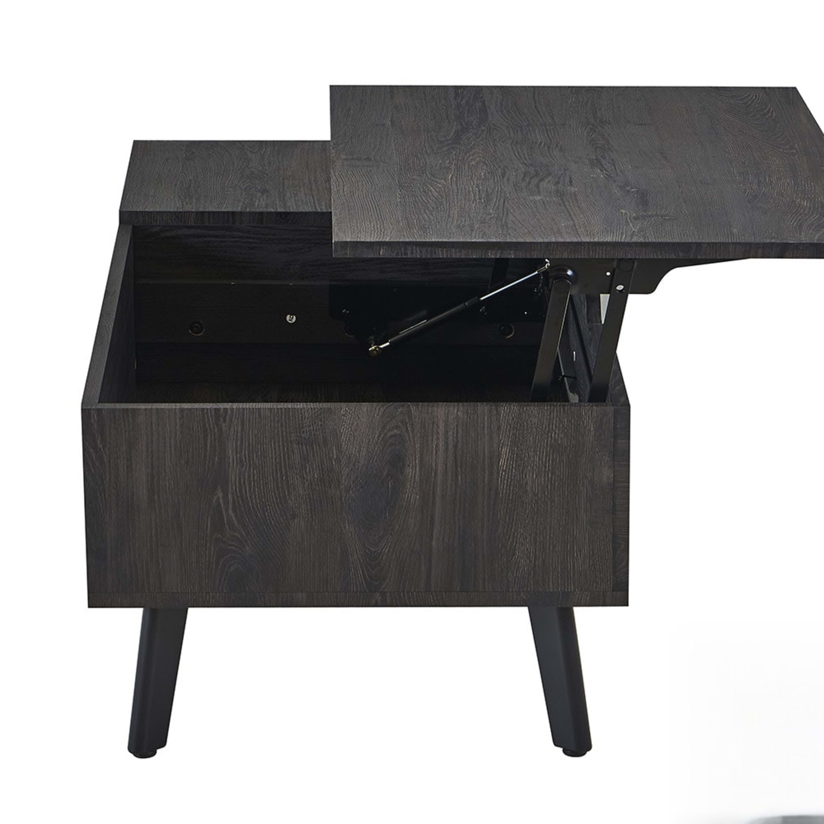 Salontafel 'Justine' Opklapbare top Decor Donkerbruin — 6
