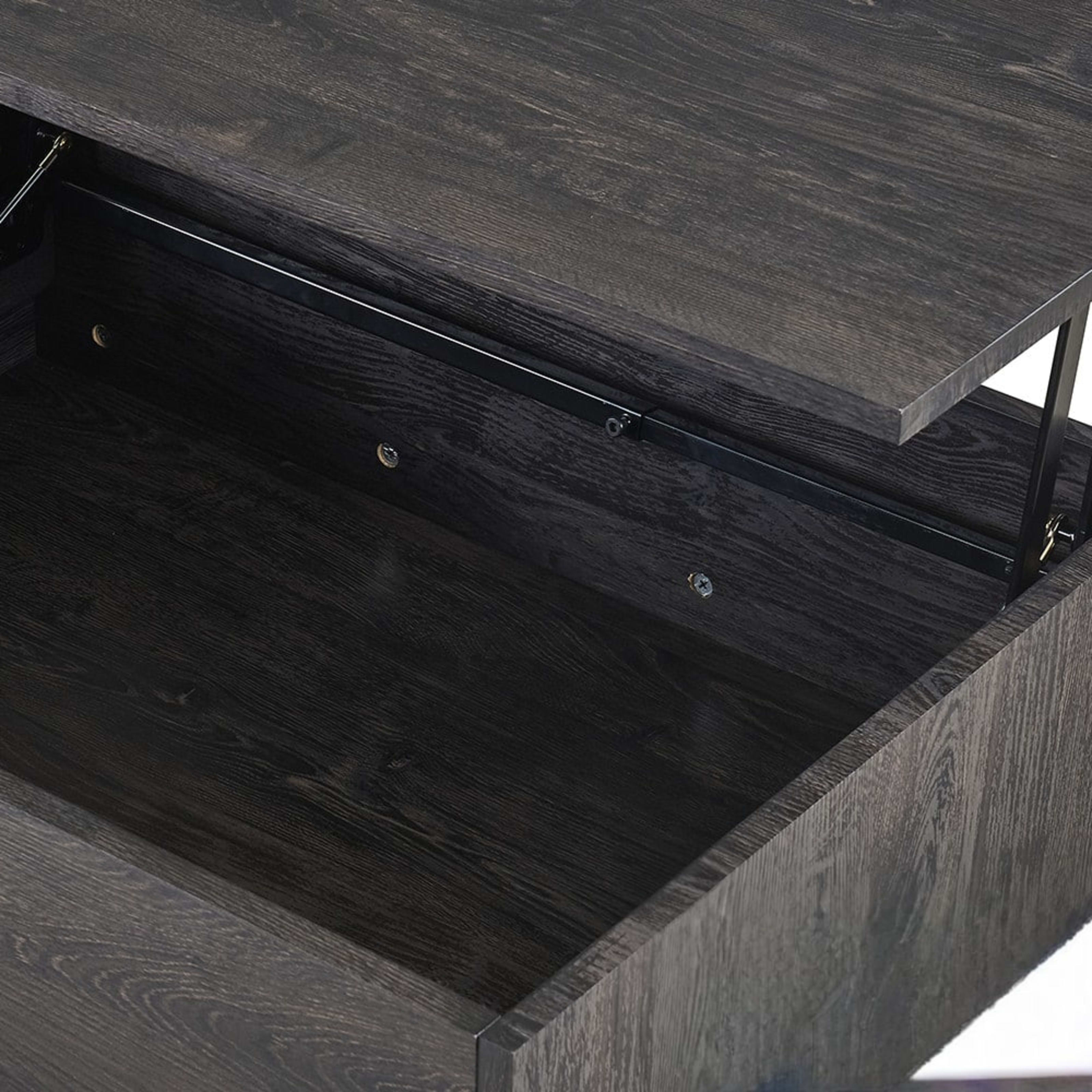 Salontafel 'Justine' Opklapbare top Decor Donkerbruin — 7