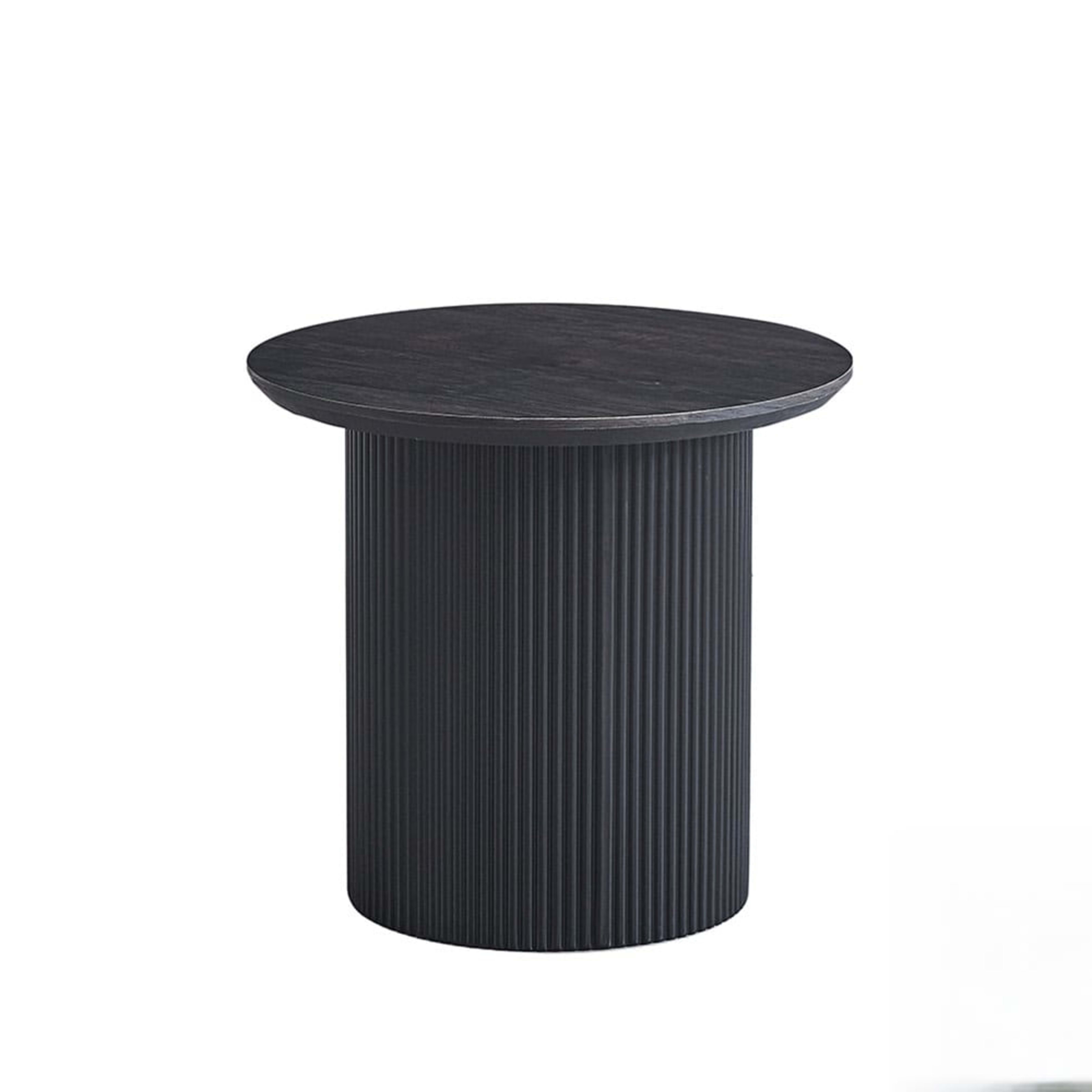 Salontafel 'Lagos' 50 cm Rond Decor Donkerbruin — 1