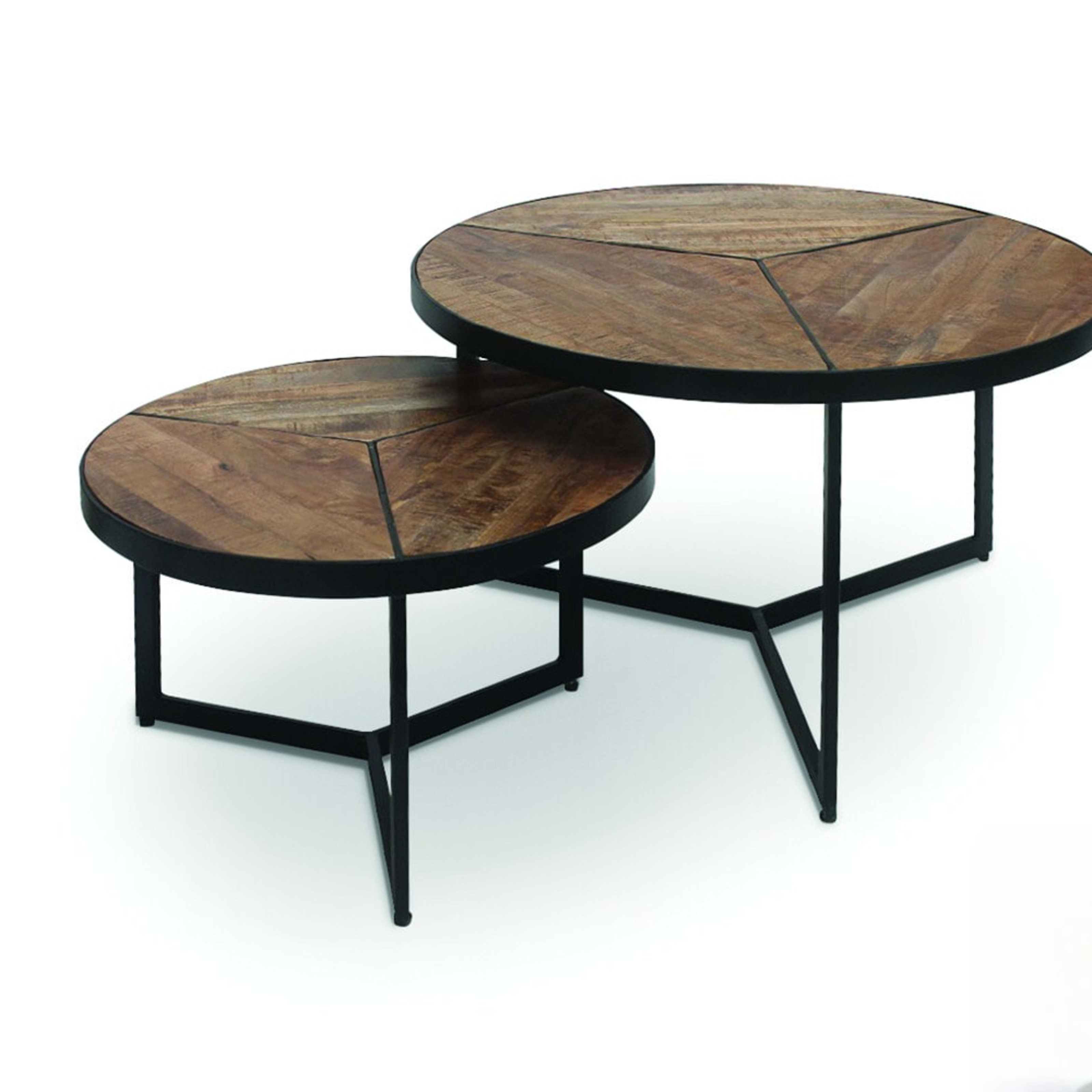 Salontafel 'Laveu' 2-delig Mango hout — 1