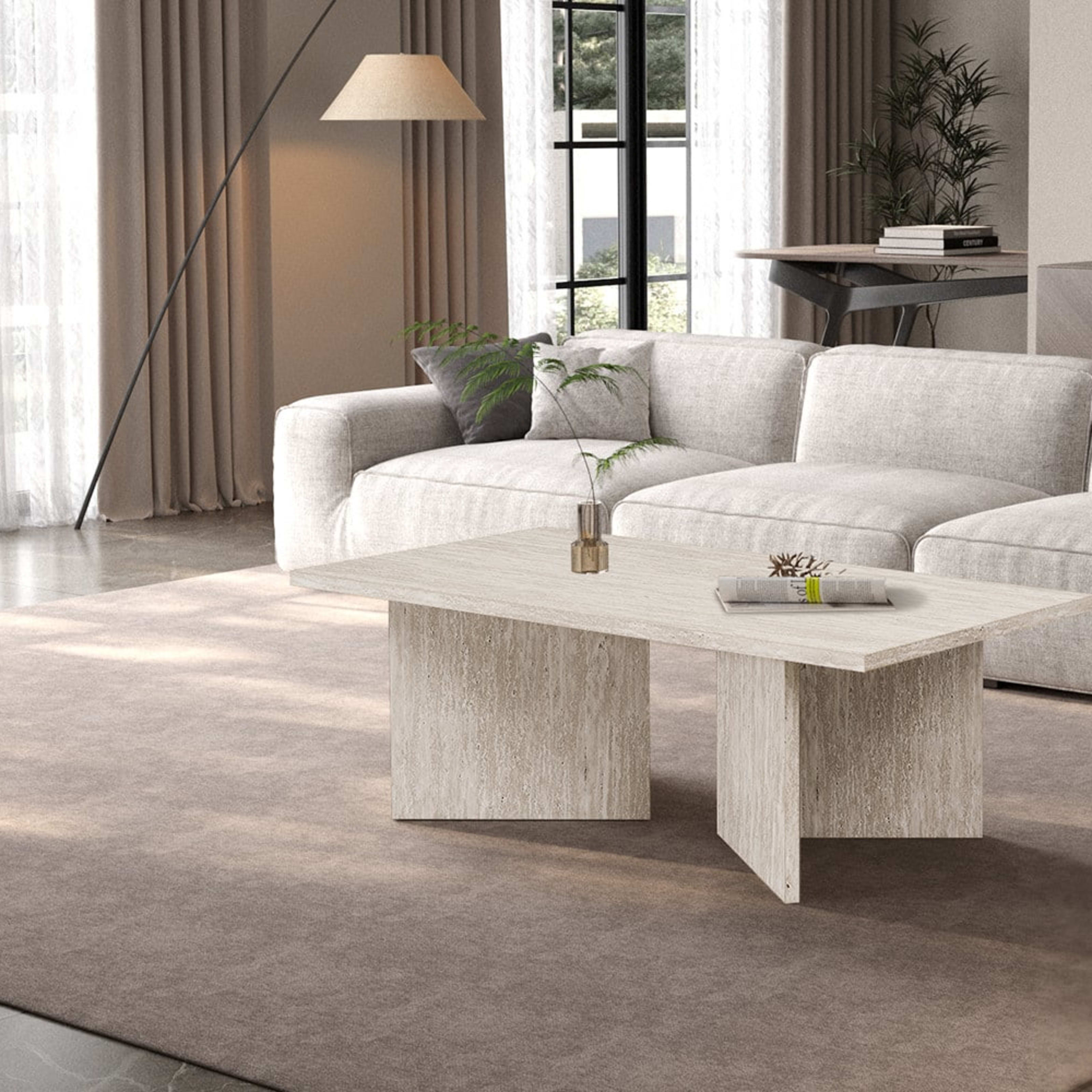 Salontafel 'Litar' Decor Travertin Beige — 2