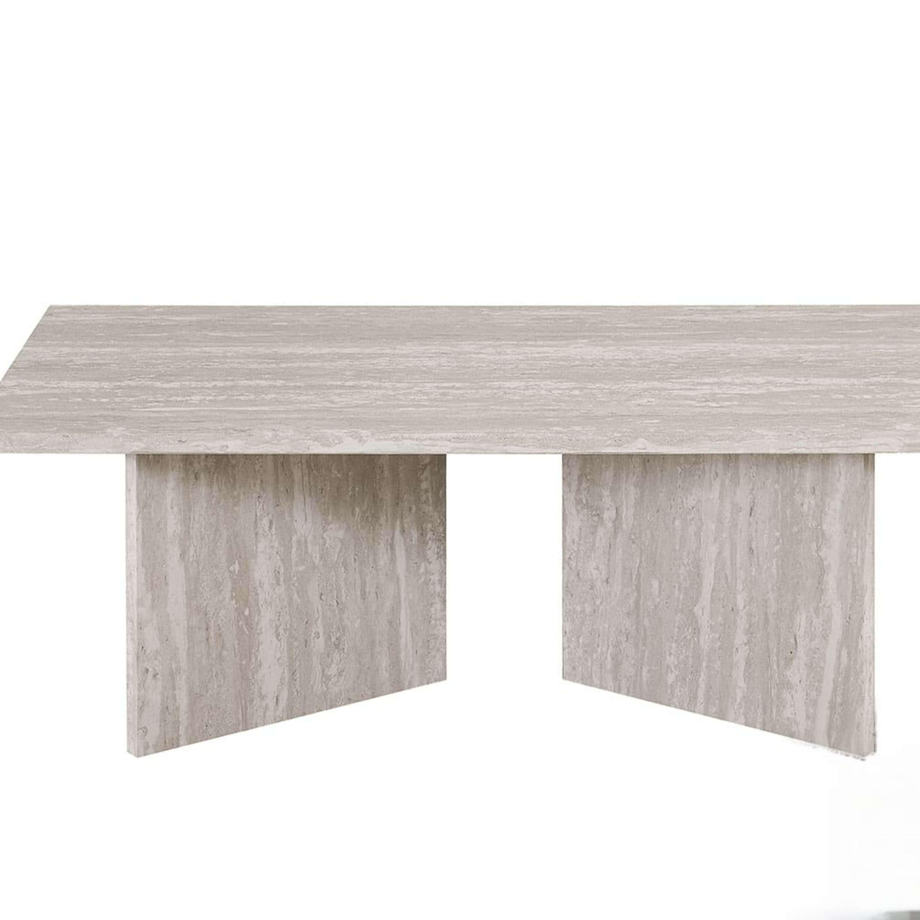 Salontafel 'Litar' Decor Travertin Grijs — 1