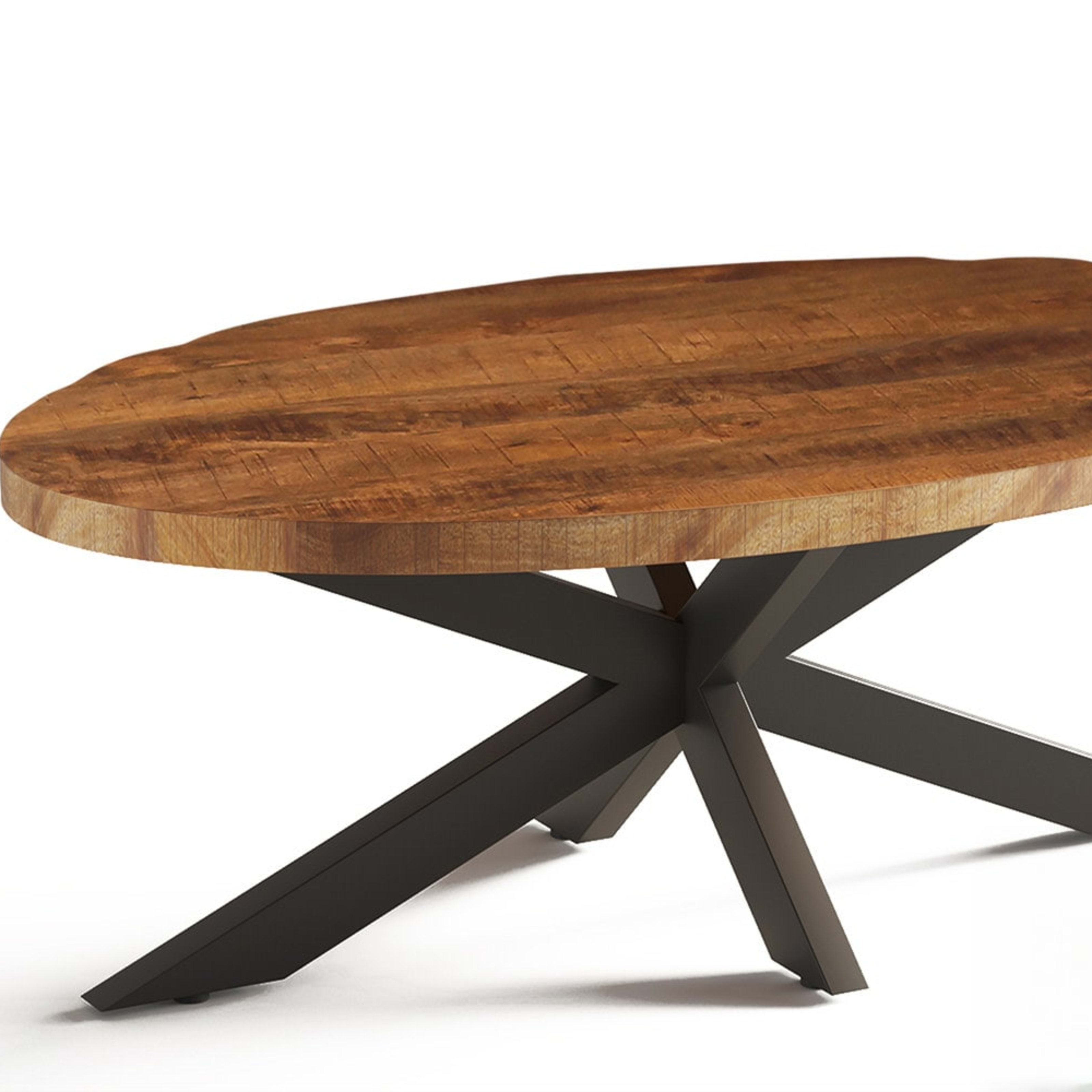 Salontafel 'Madeira' Ovaal Mango hout — 1