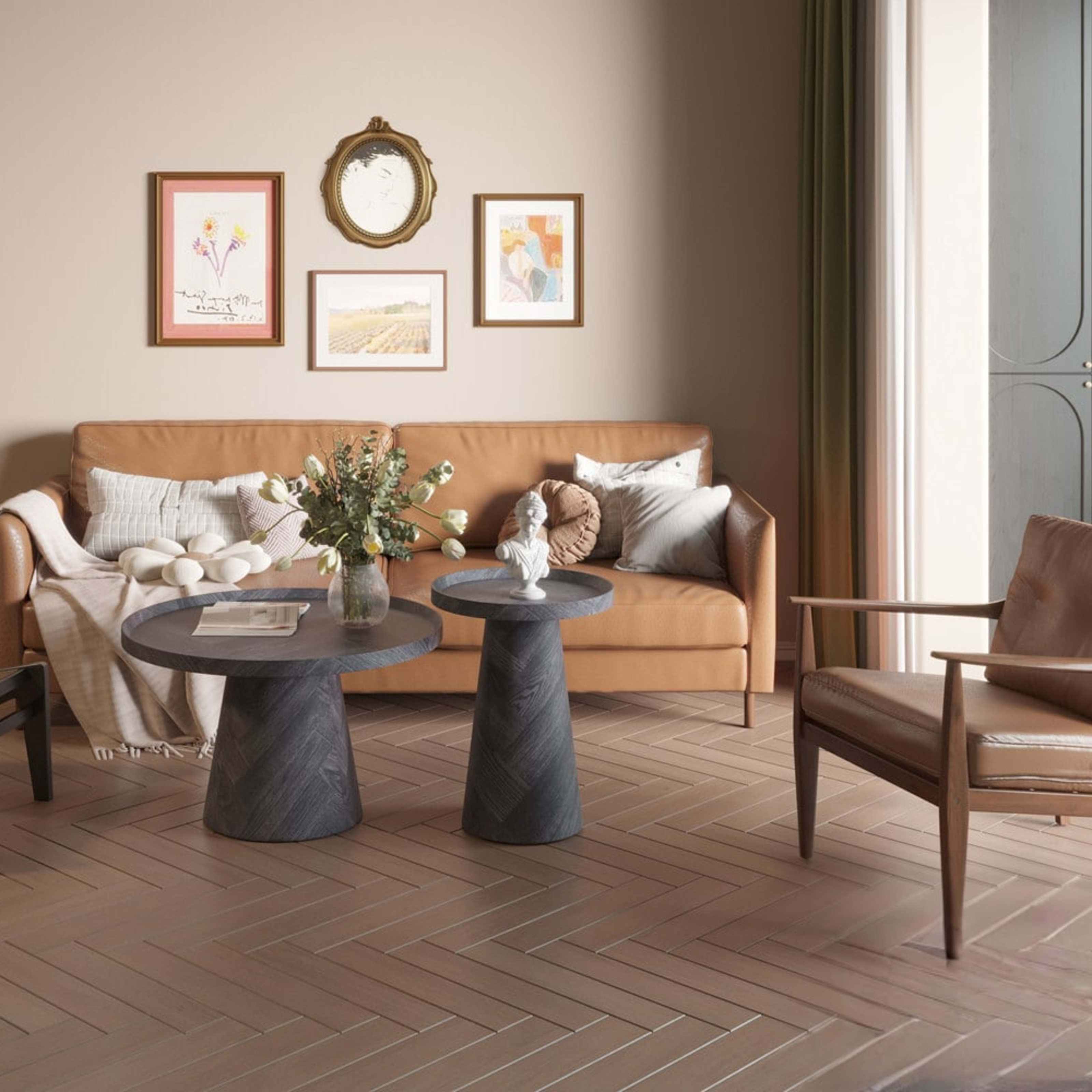 Salontafel 'Manus' 80 cm Decor Donkergrijs — 3