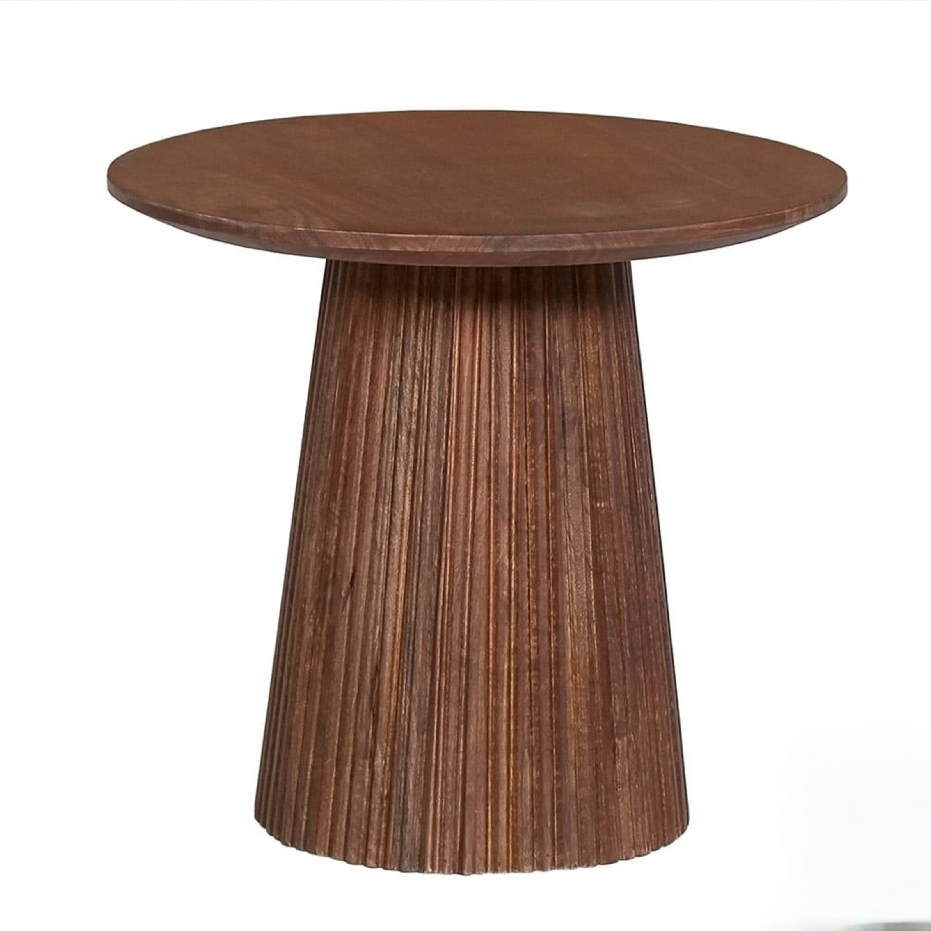 Salontafel 'Miguel' 50 cm Rond Mango hout Lichtbruin — 1