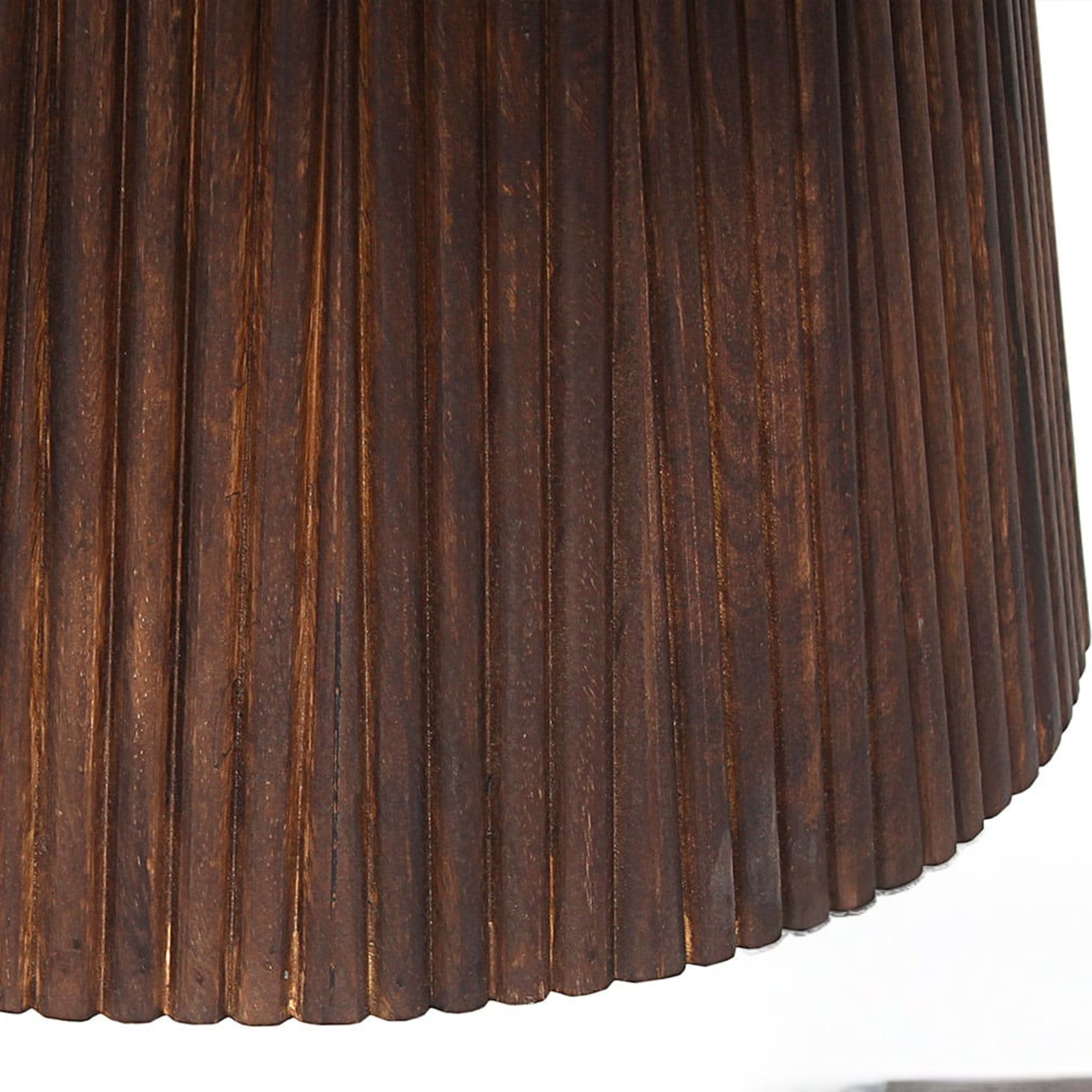 Salontafel 'Miguel' 80 cm Rond Mango hout Donkerbruin — 4