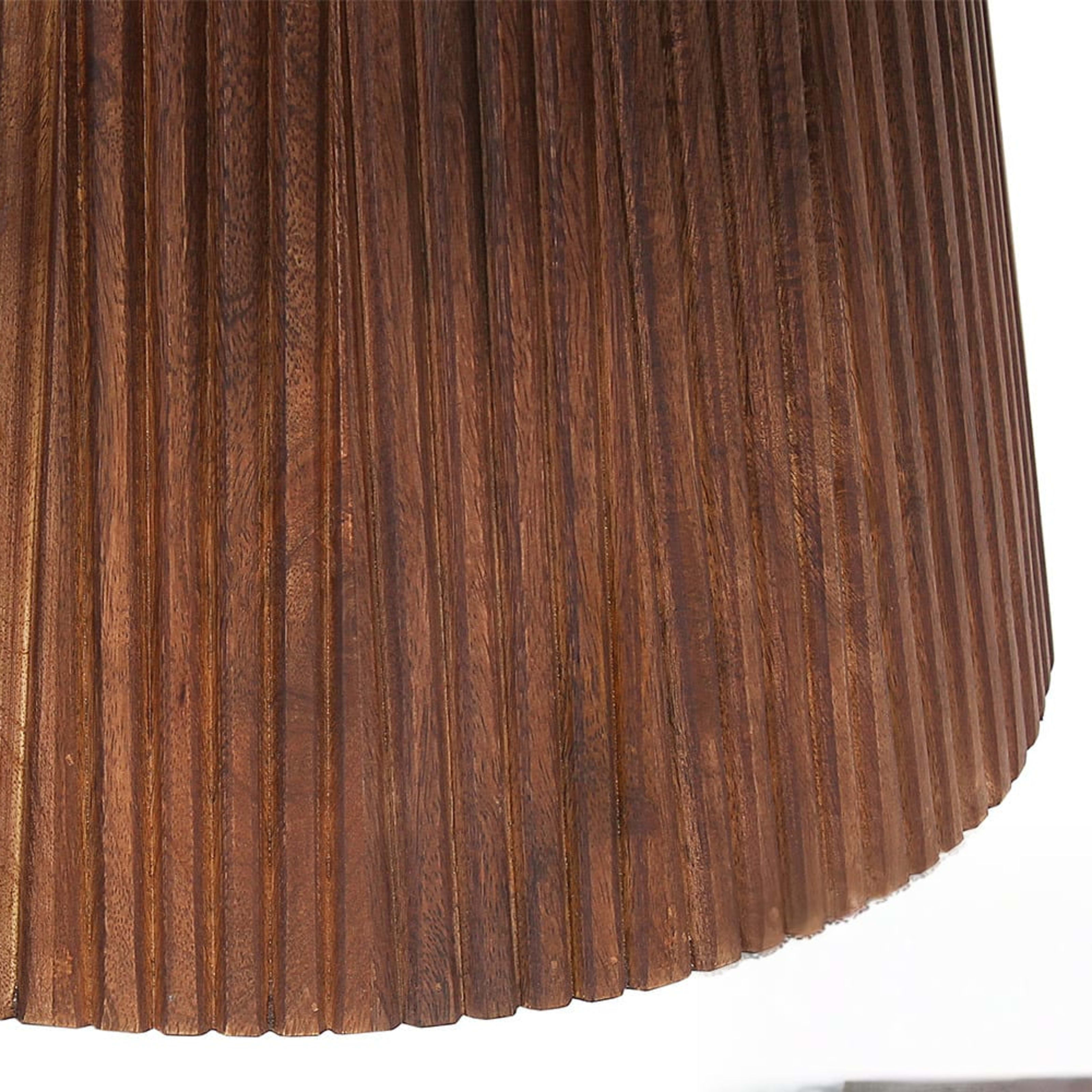 Salontafel 'Miguel' 80 cm Rond Mango hout Lichtbruin — 4