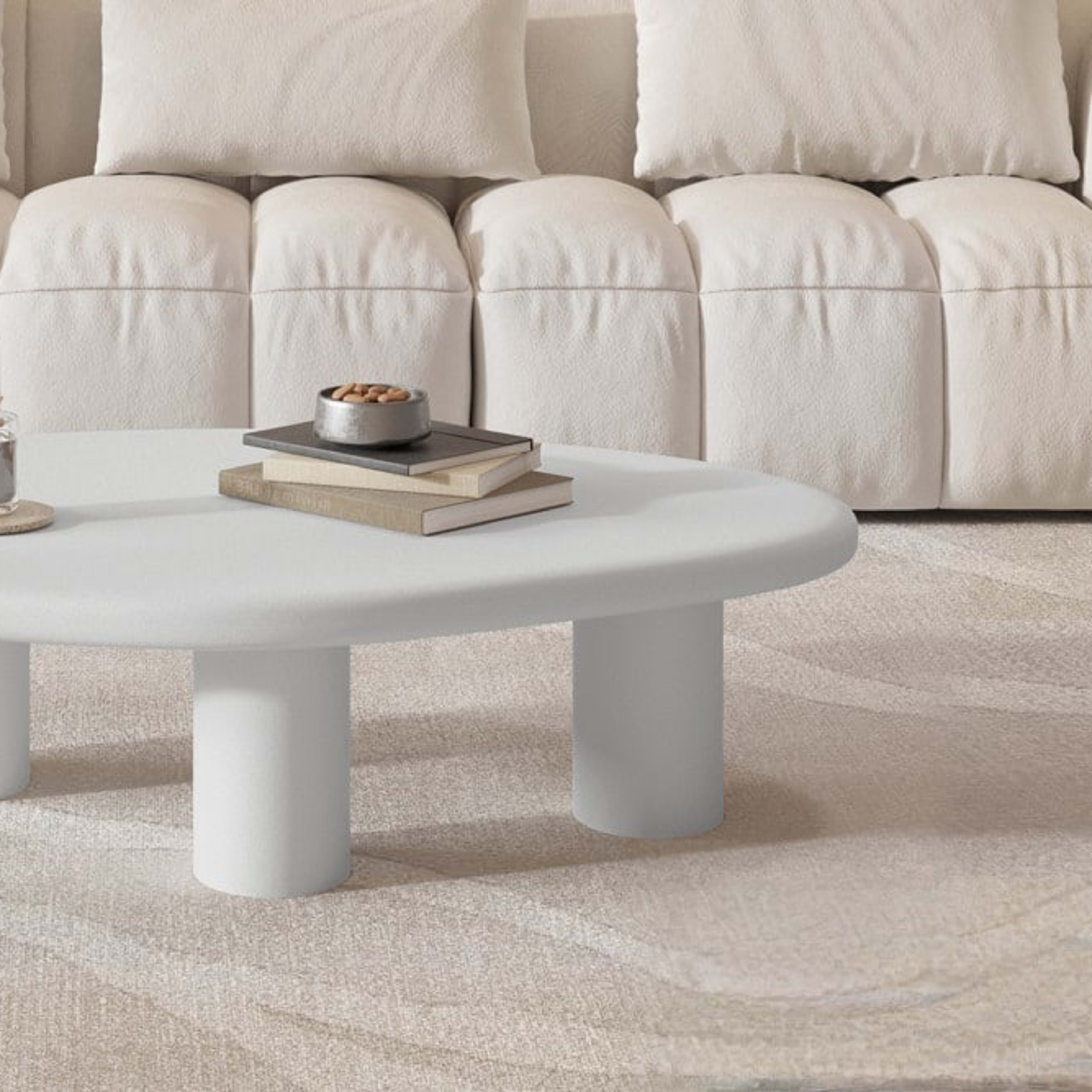 Salontafel 'Tavira' 120 cm Cement Ecru — 3